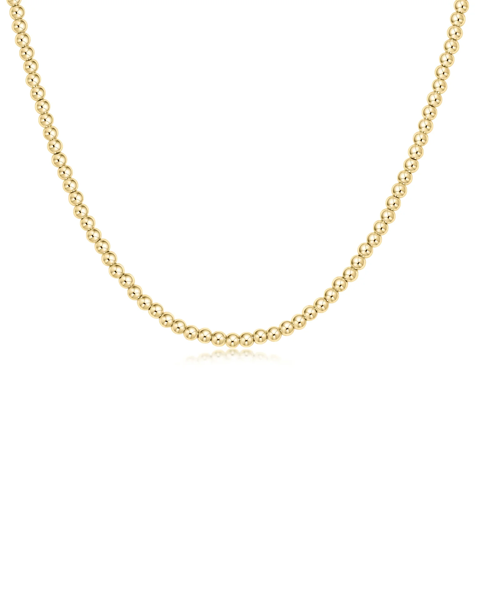 17" Choker Classic Gold 3mm Bead