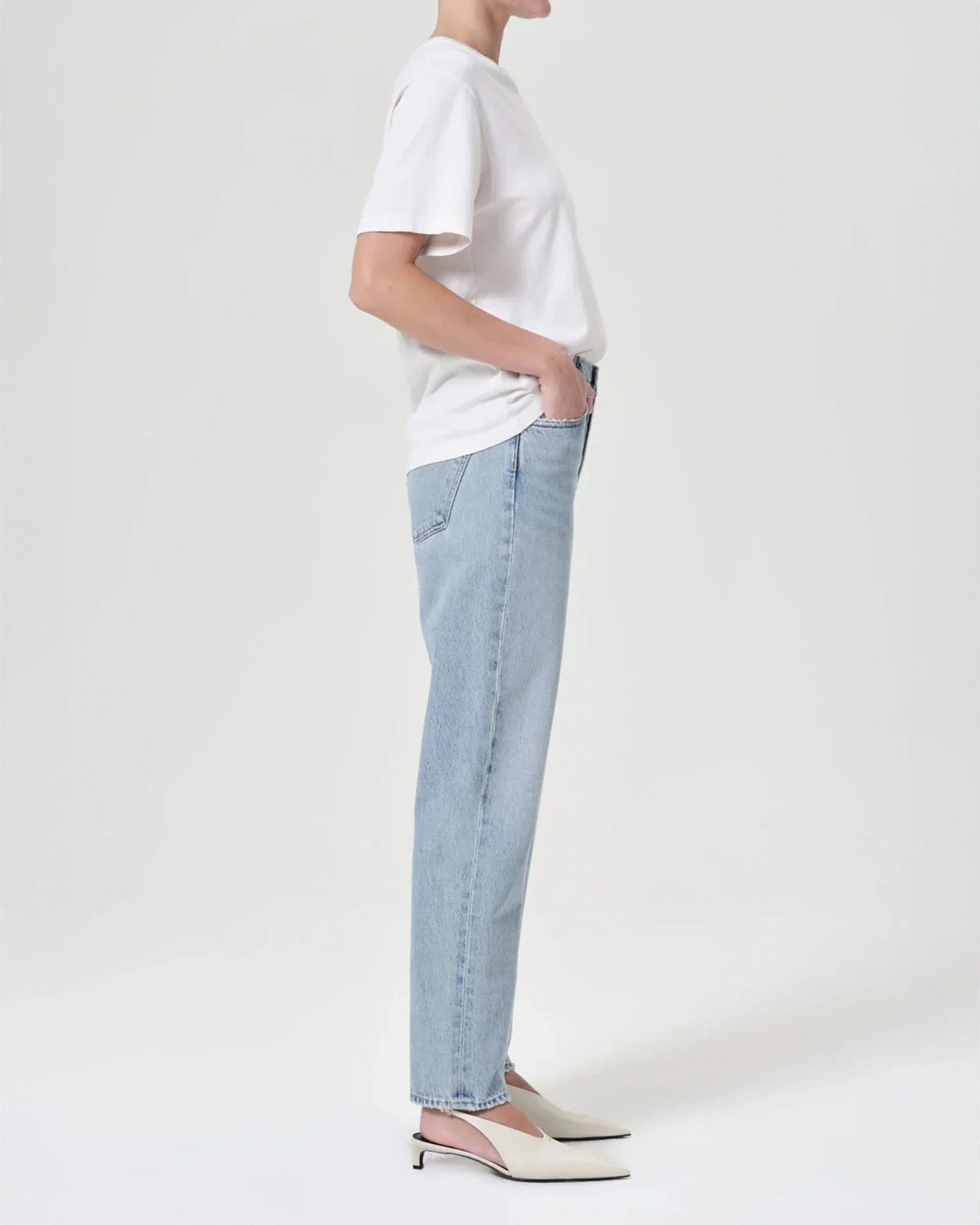 90s Mid Rise Straight Jean in Force - Image 3