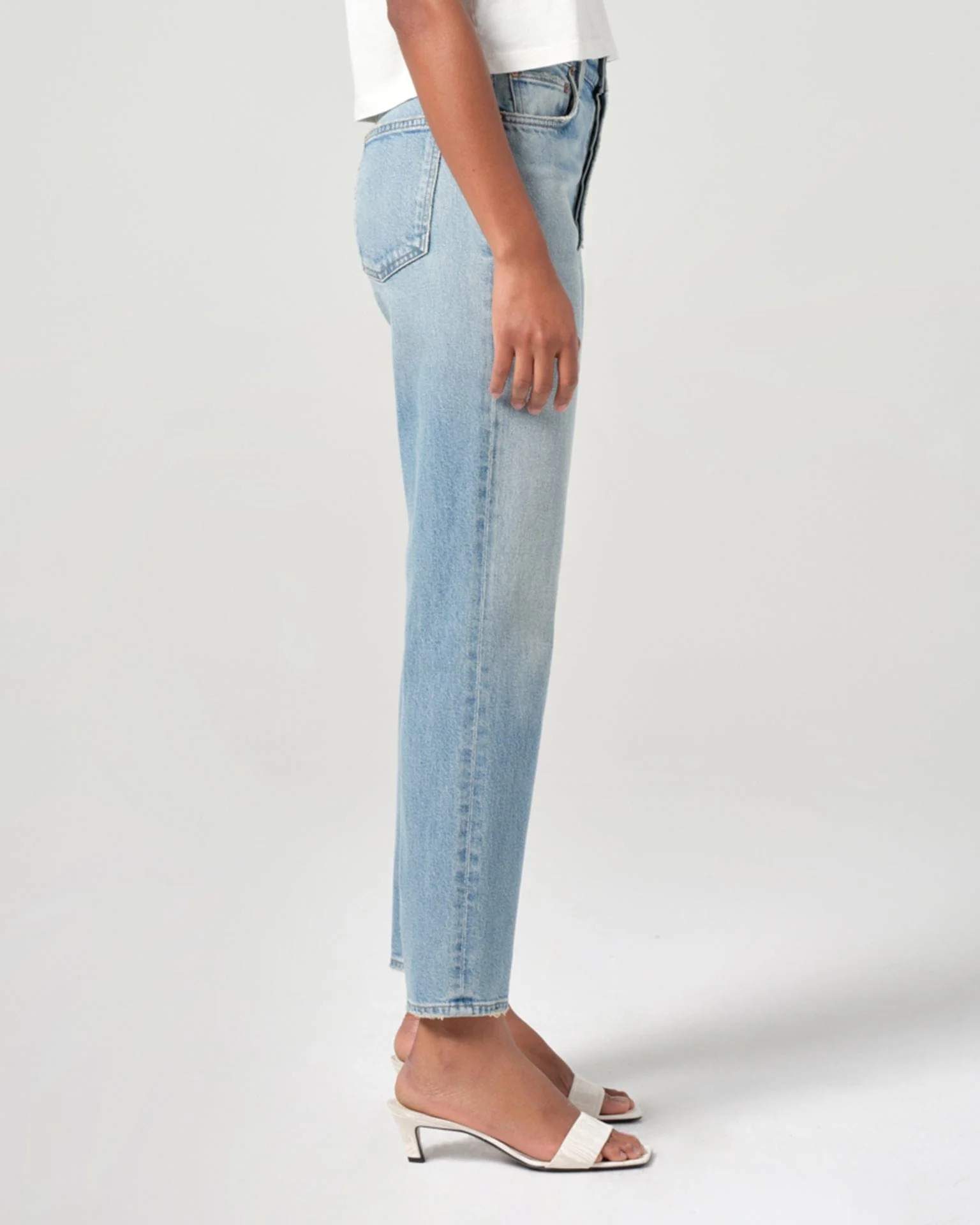 90s Pinch Waist Crop in Ripple - Image 4