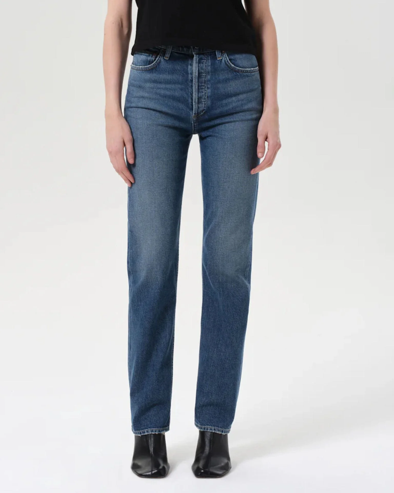 90s Pinch Waist Long in Overcast