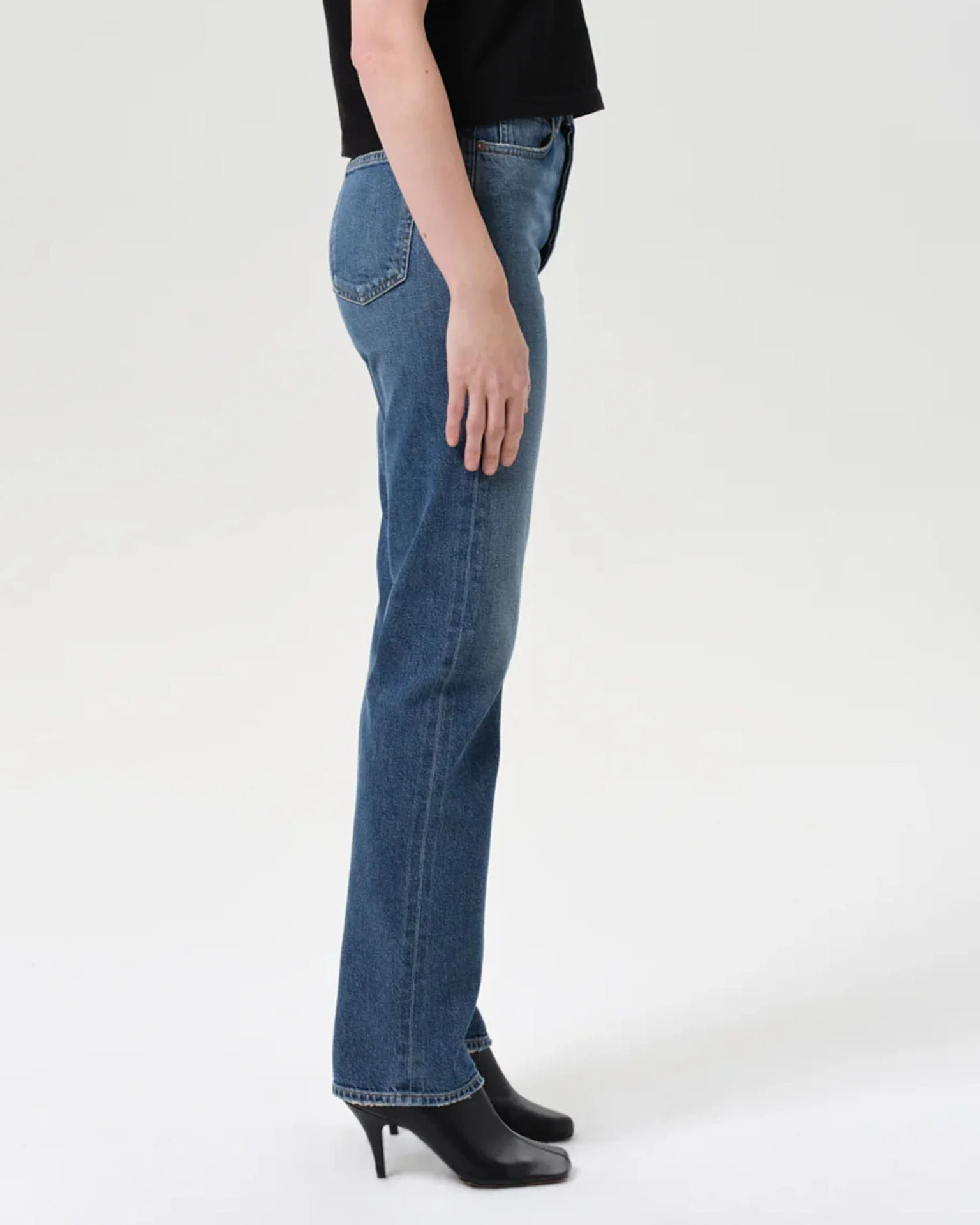 90s Pinch Waist Long in Overcast - Image 4