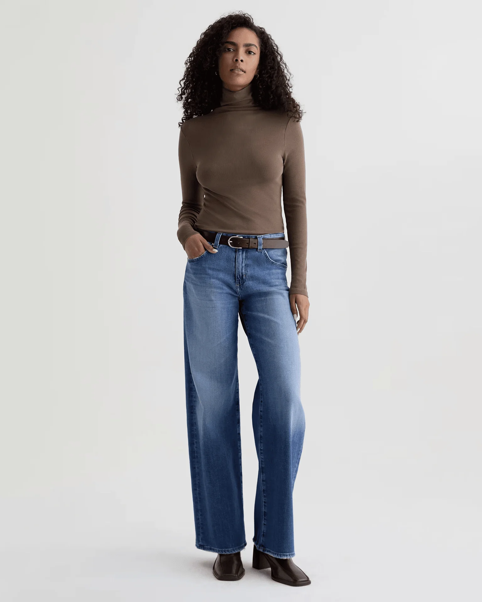 Adria Low Rise Wide Leg in Headline - Image 2