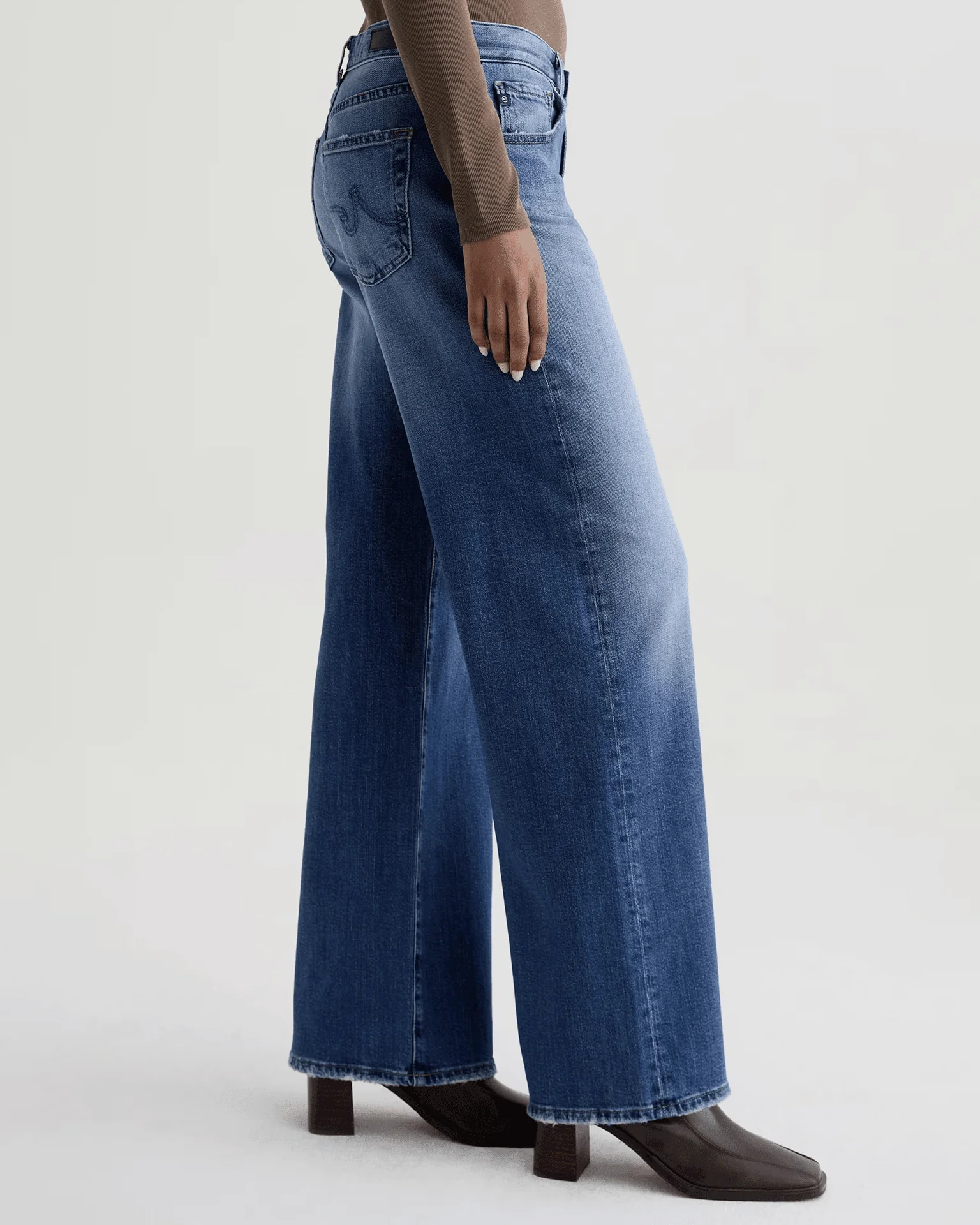 Adria Low Rise Wide Leg in Headline - Image 5