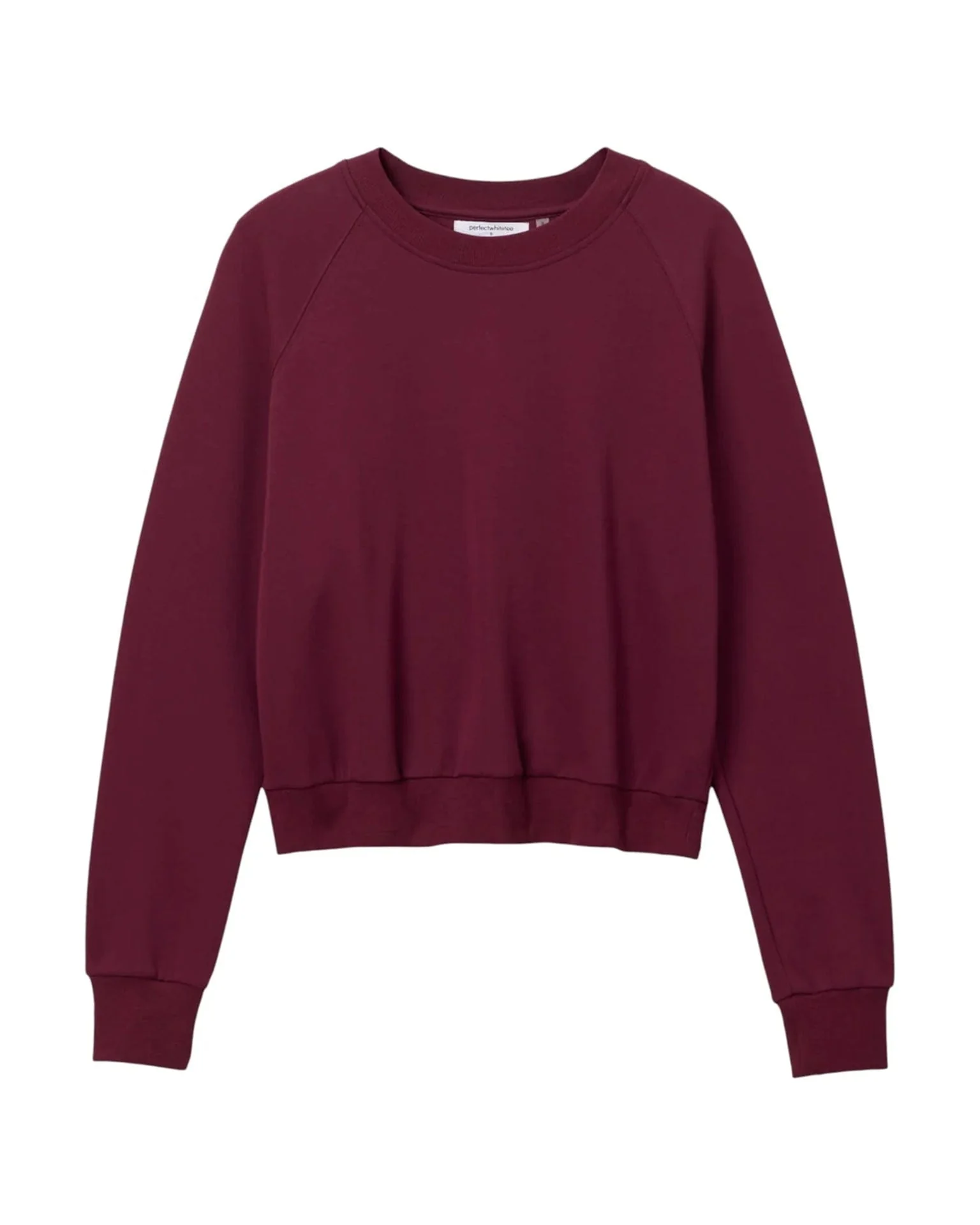 Alexi French Terry Sweatshirt in Dark Burgundy - Image 4