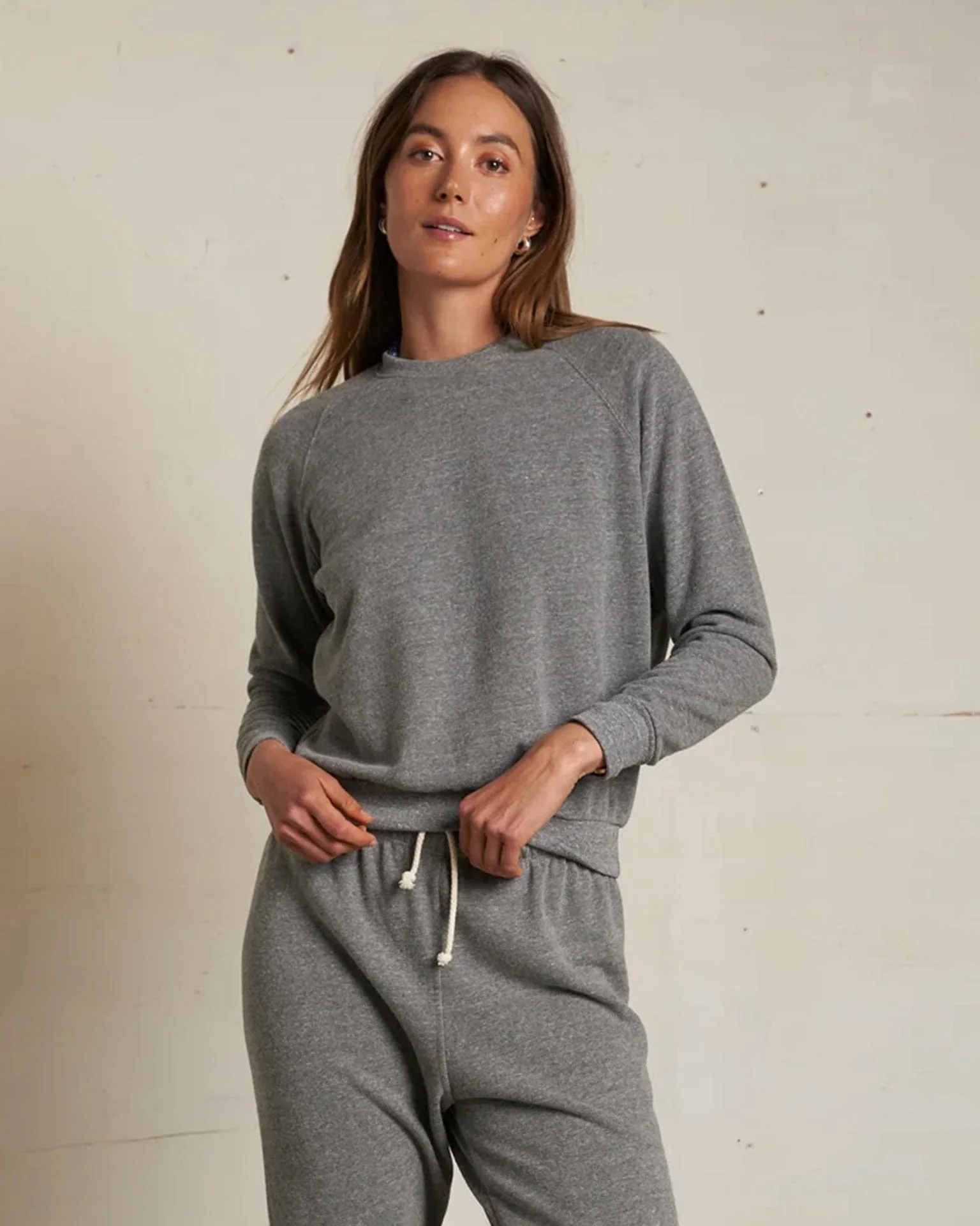 Alexi French Terry Sweatshirt in Dark Heather Grey