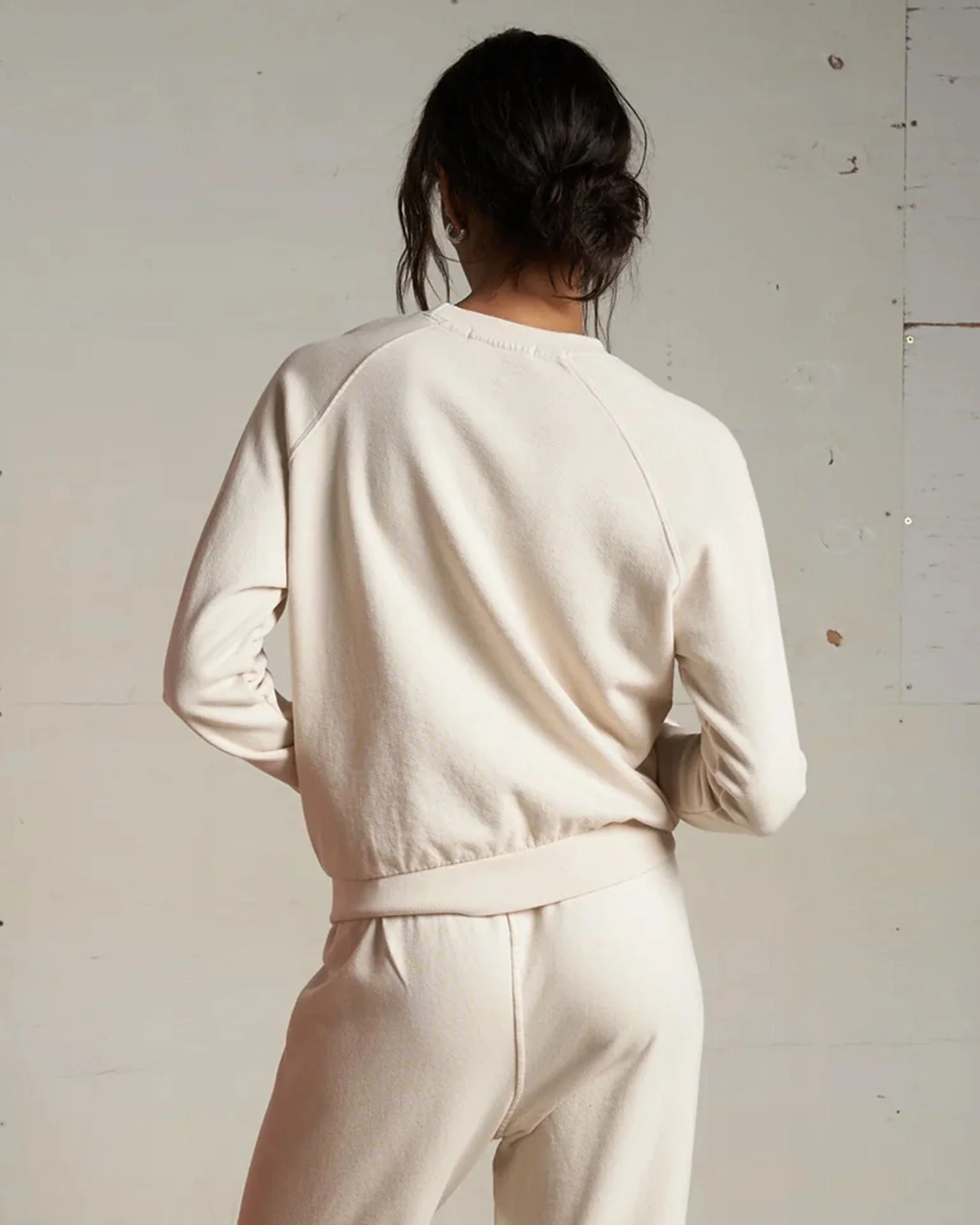 Alexi French Terry Sweatshirt in Sugar - Image 4