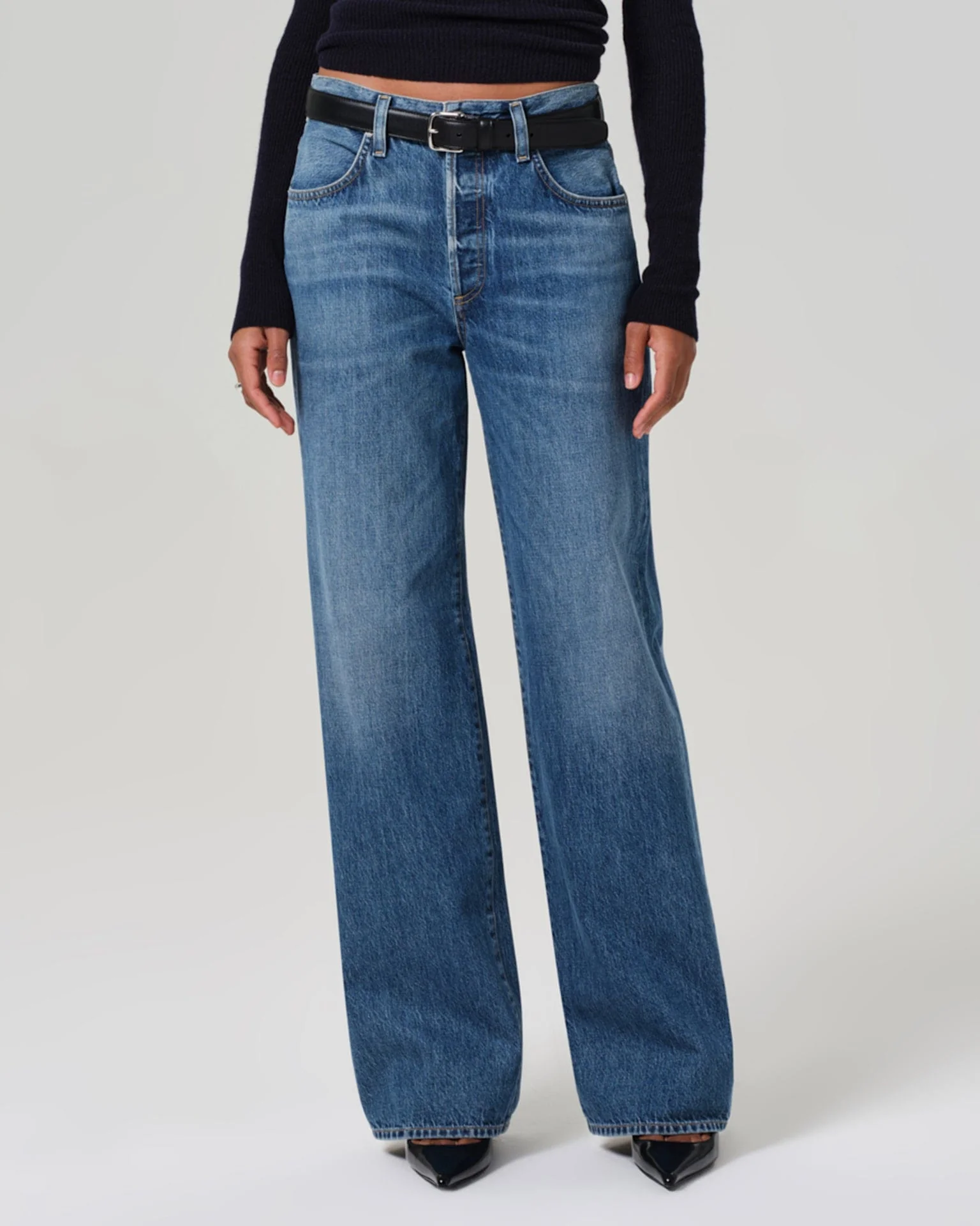 Annina High Rise Wide Leg 30in in Sunland