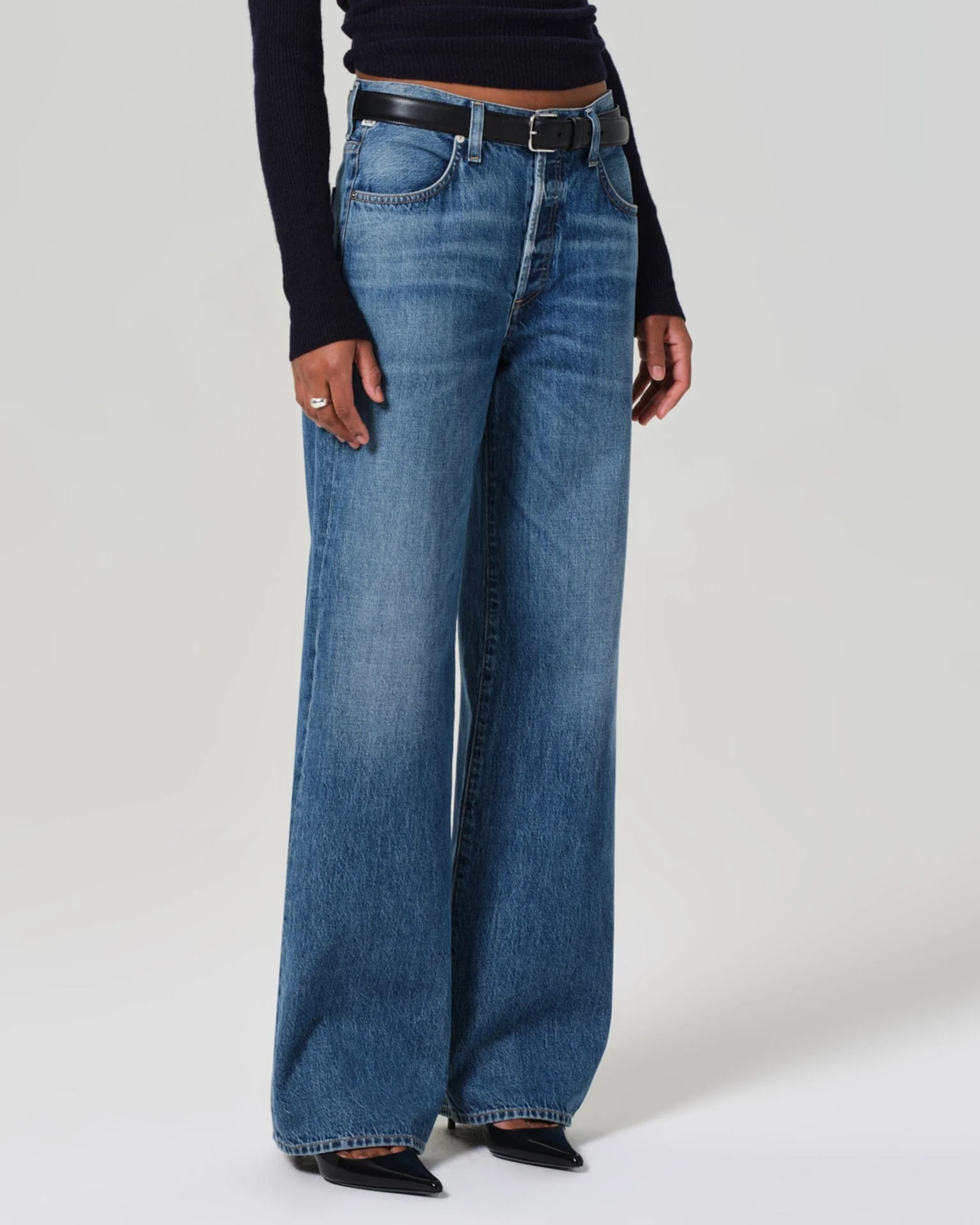 Annina High Rise Wide Leg 30in in Sunland - Image 2
