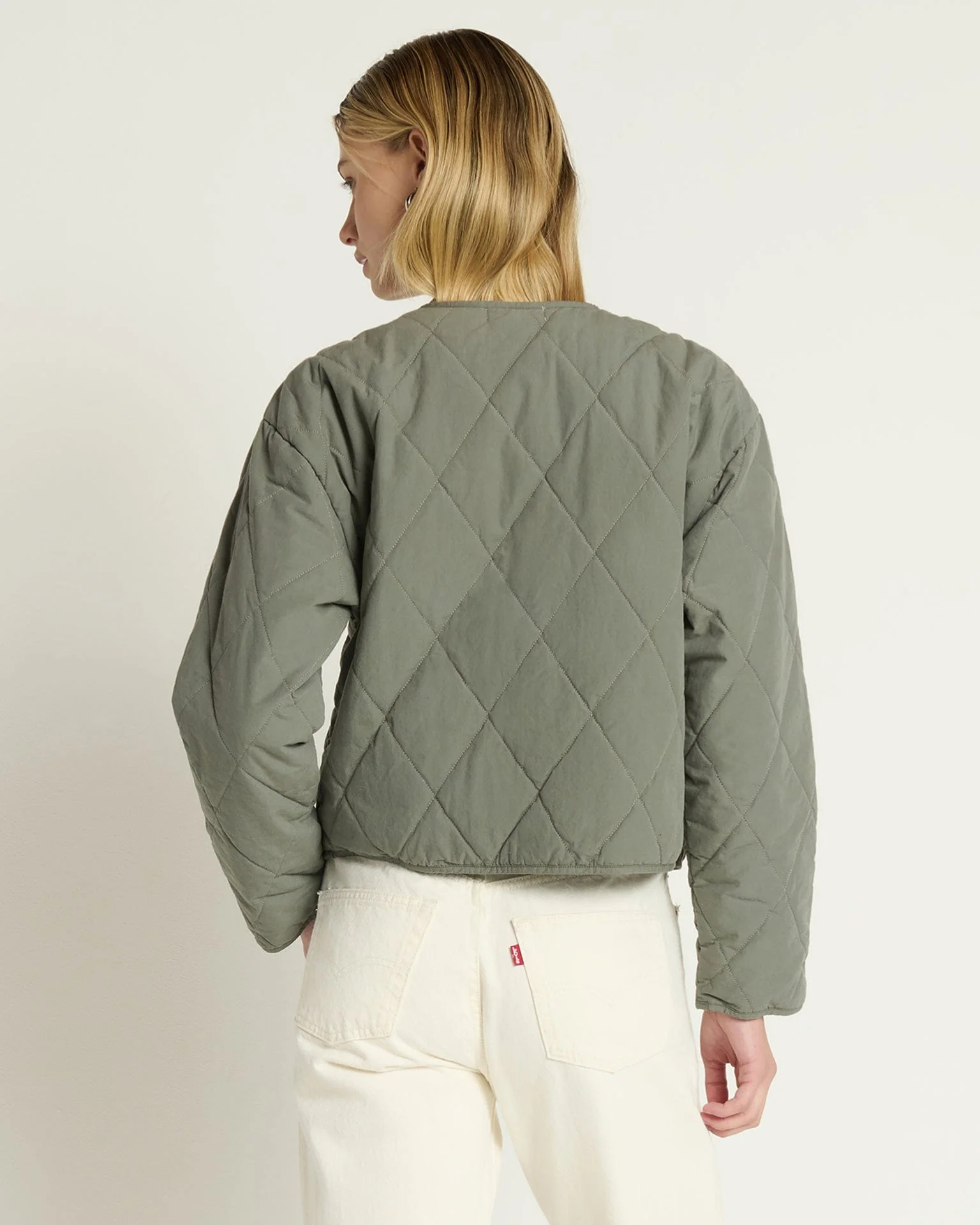 Aspen Quilted Jacket in Castor Grey - Image 5