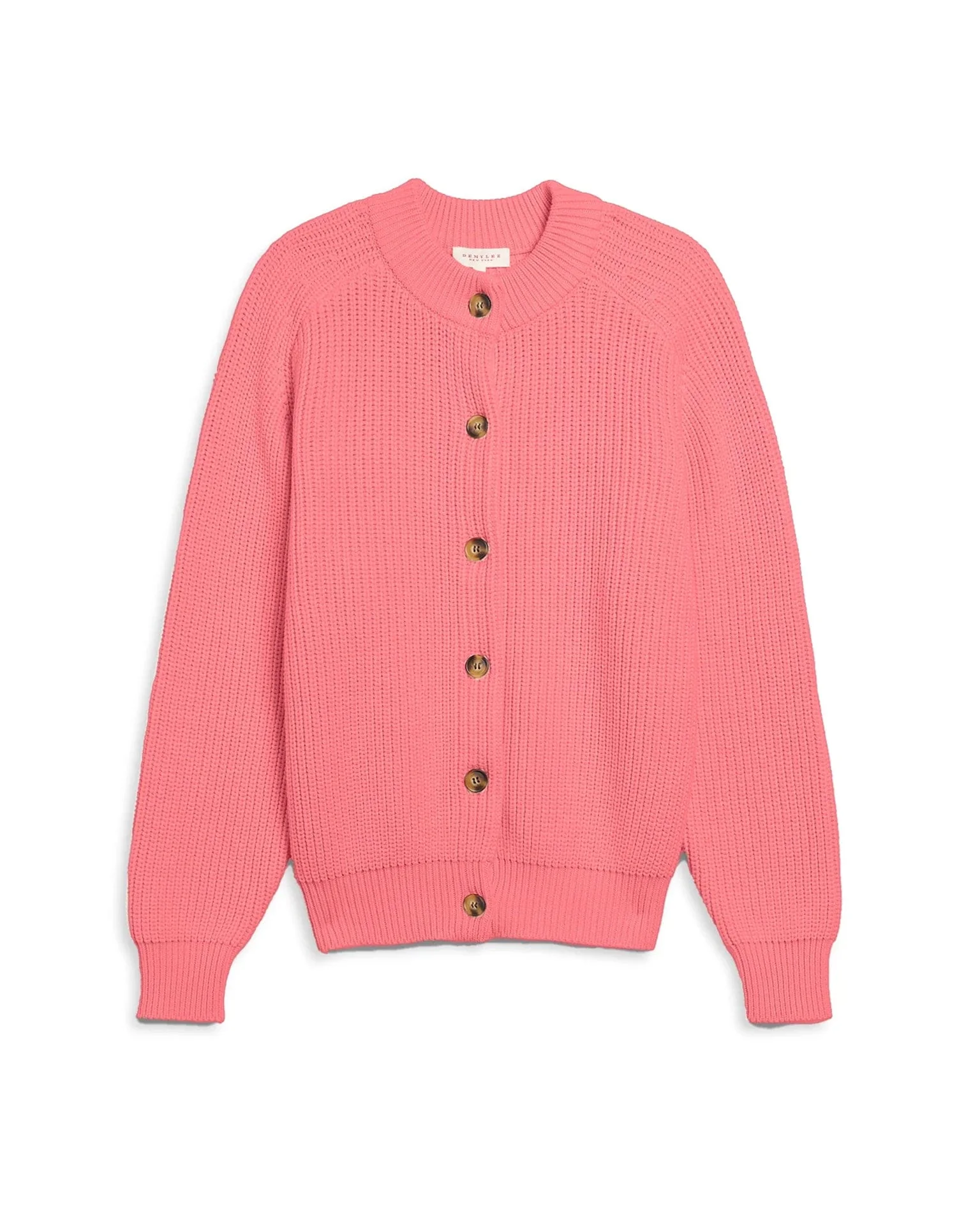 Audrey Cotton Cardigan in Begonia - Image 2