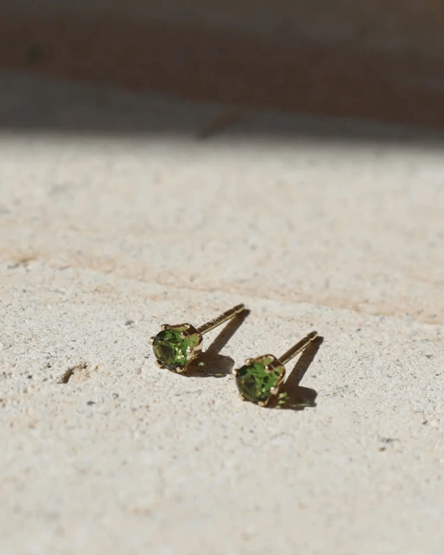 August Birthstone Studs in 14K Gold Fill