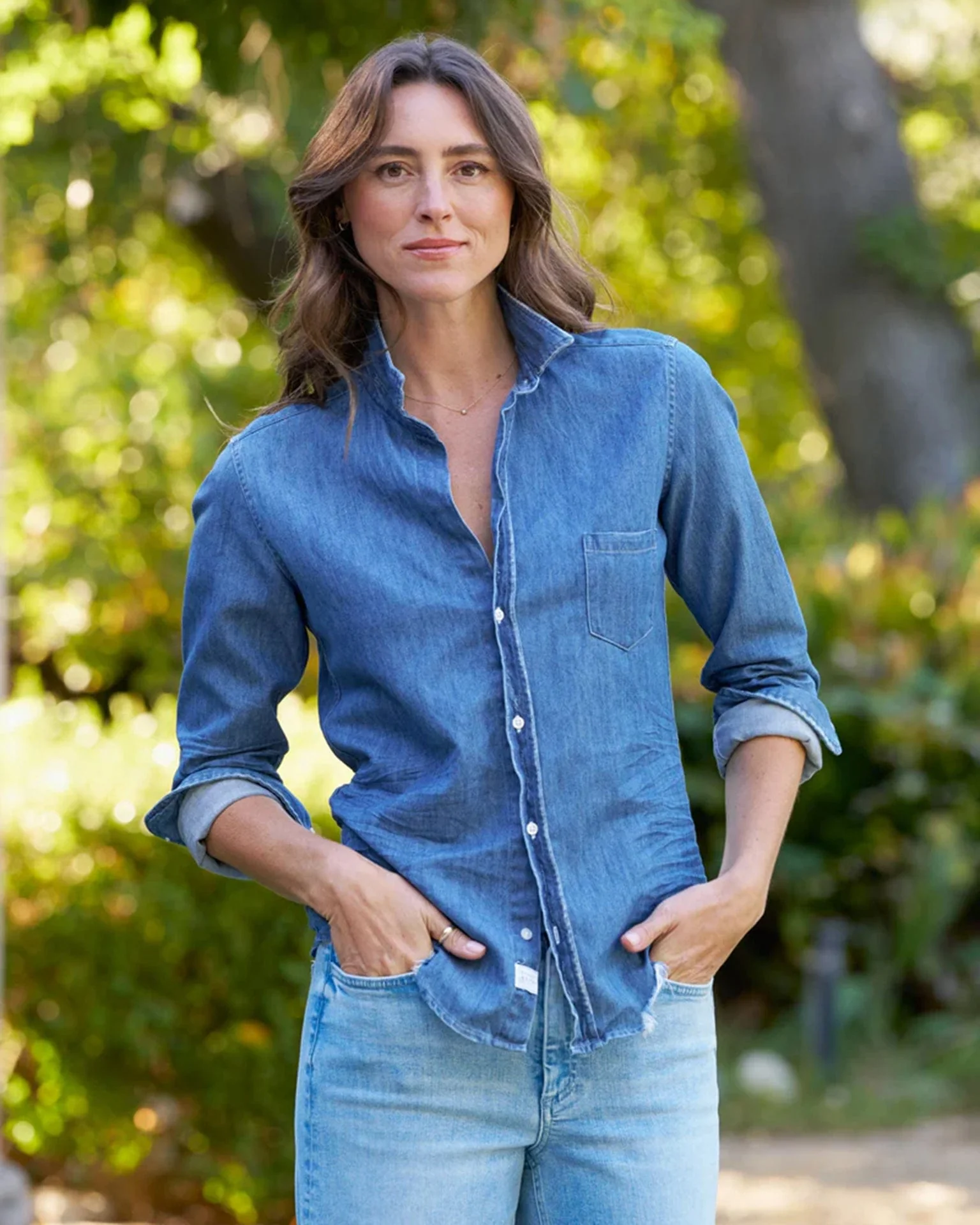 Barry Button Down in Vintage Stonewashed Indigo - Image 3