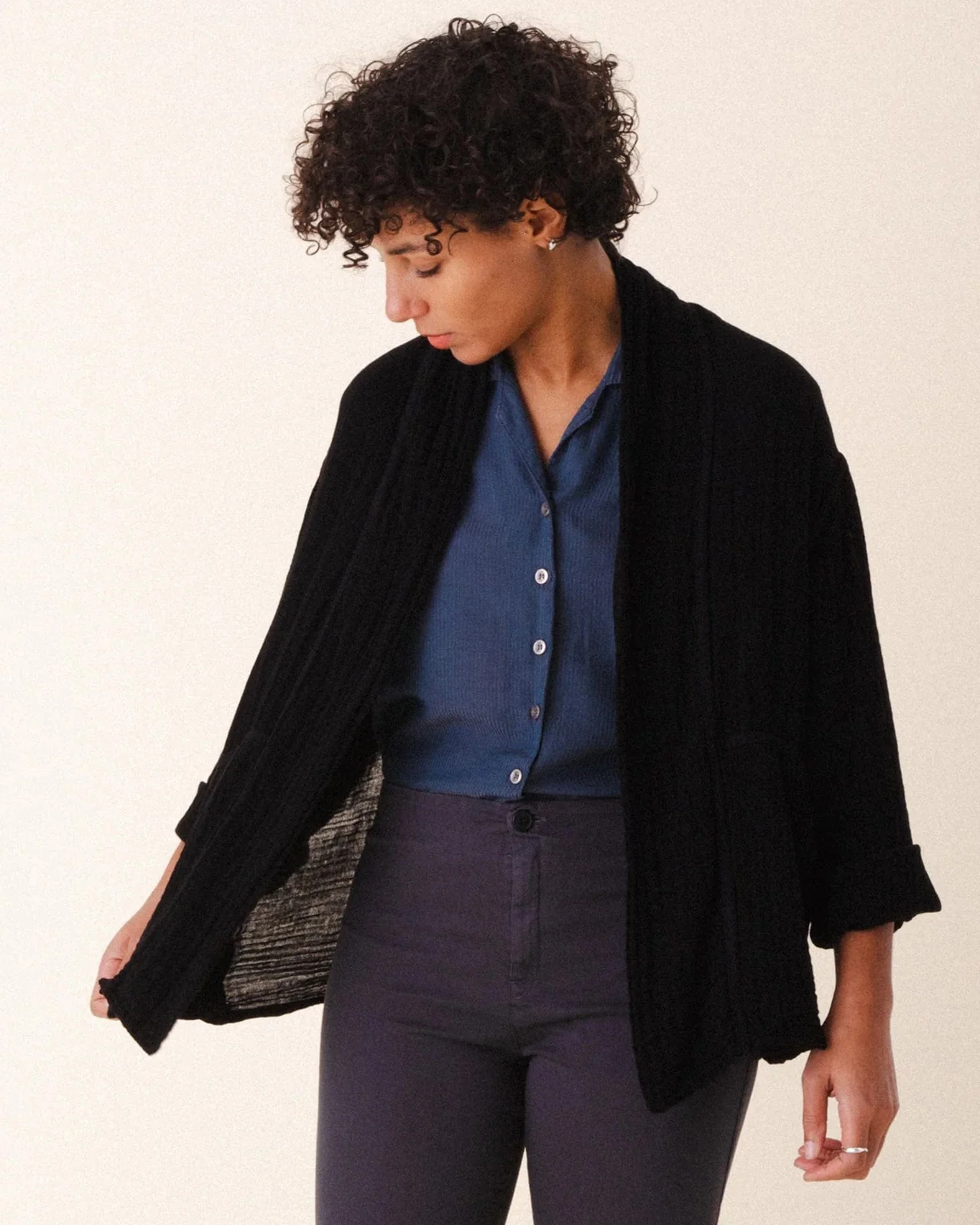 Bay Jacket in Black - Image 3