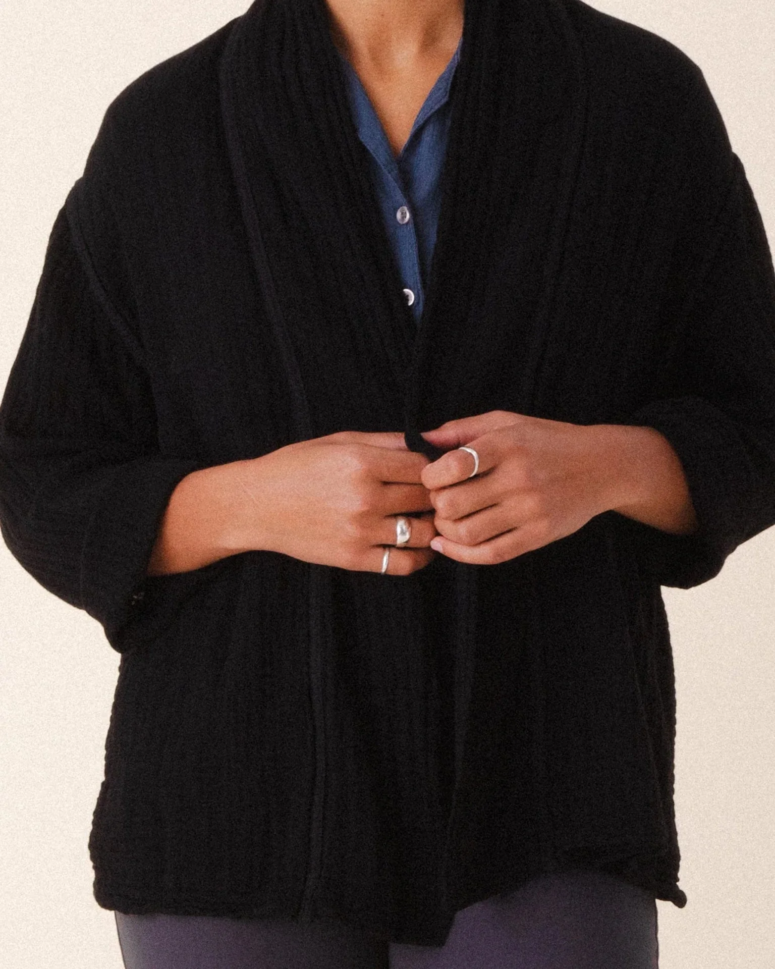 Bay Jacket in Black - Image 4