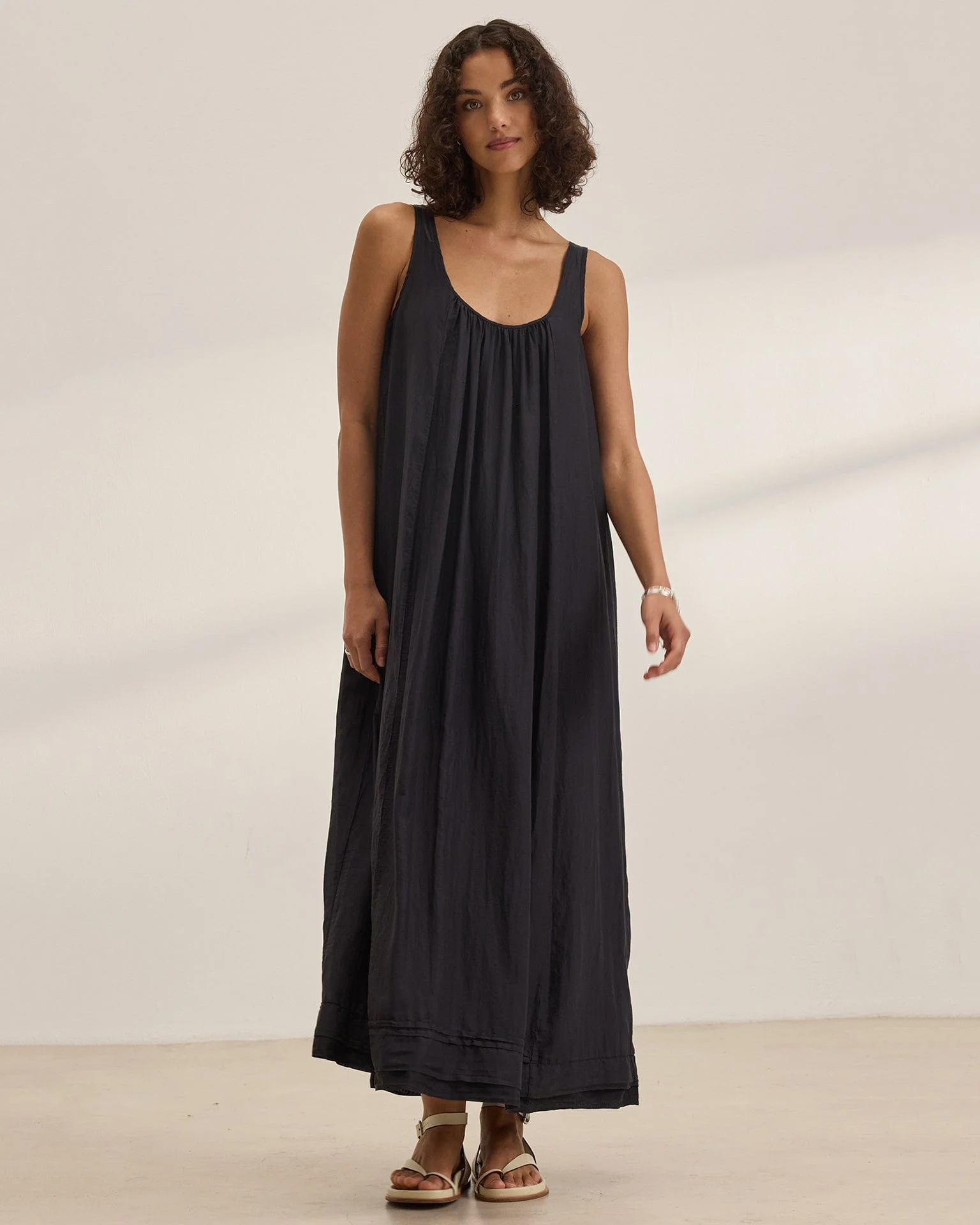 Bayou Tank Maxi Dress in Black - Image 6