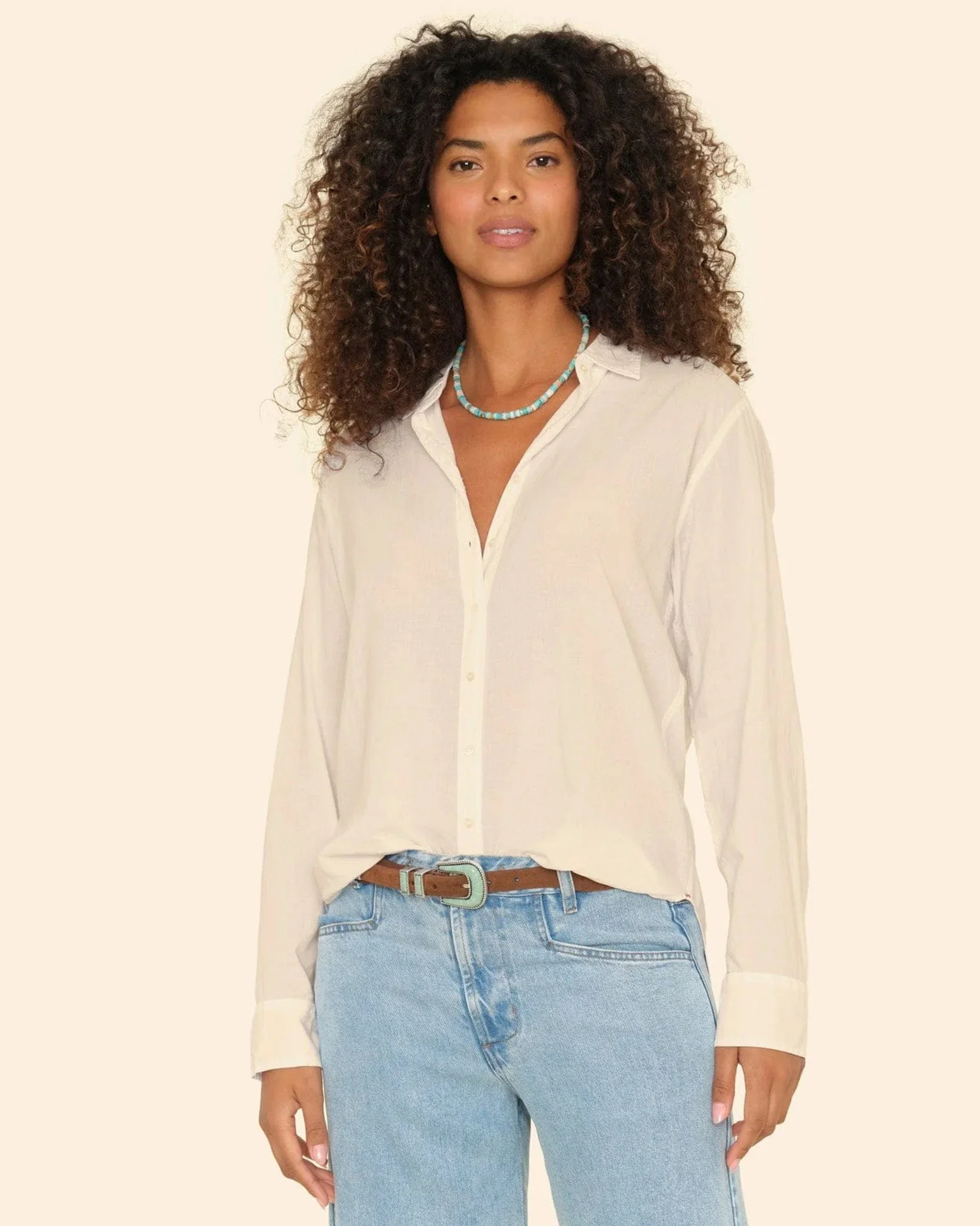 Beau Shirt in Parchment