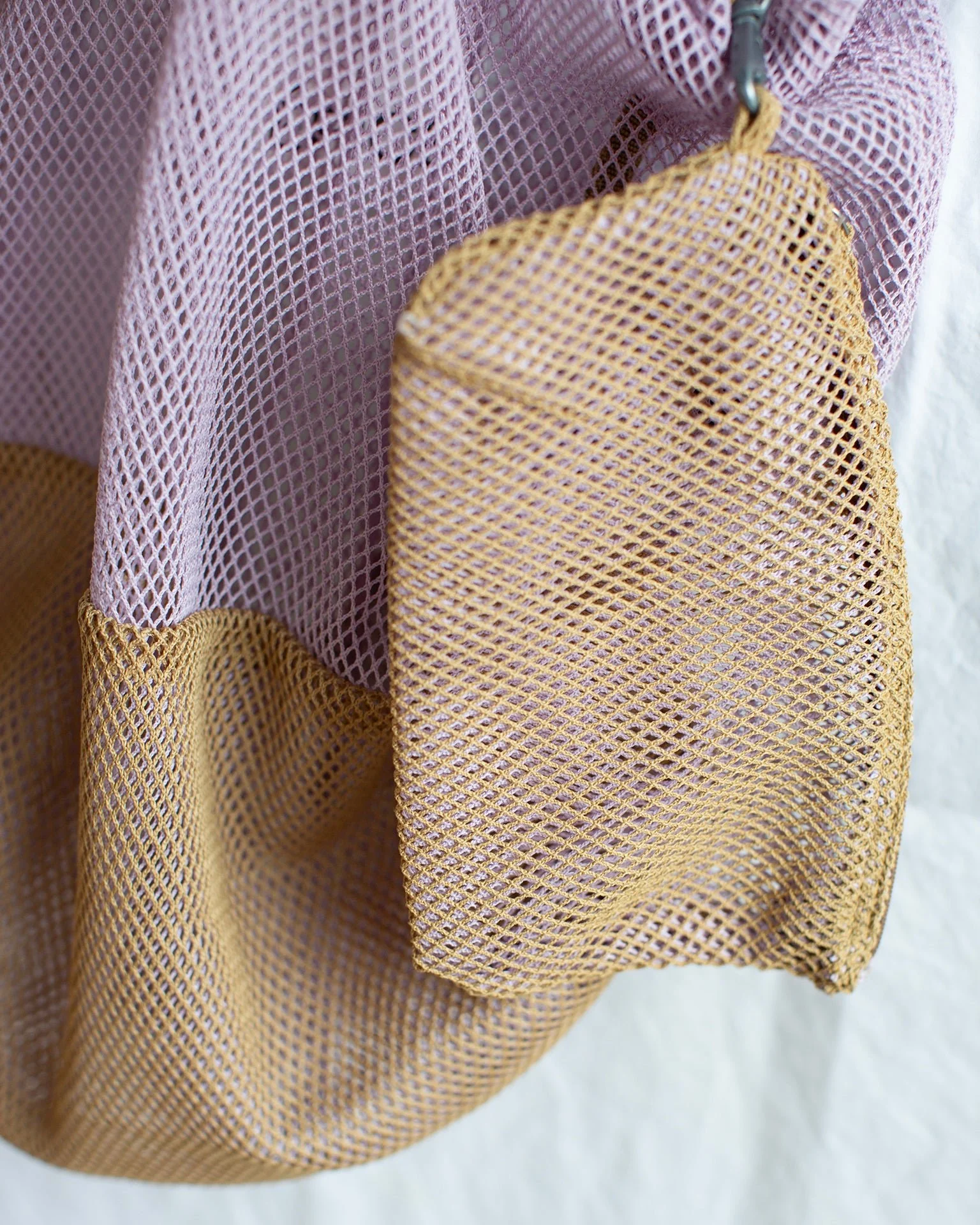 Bi-Color Large Tote in Lupine - Image 3