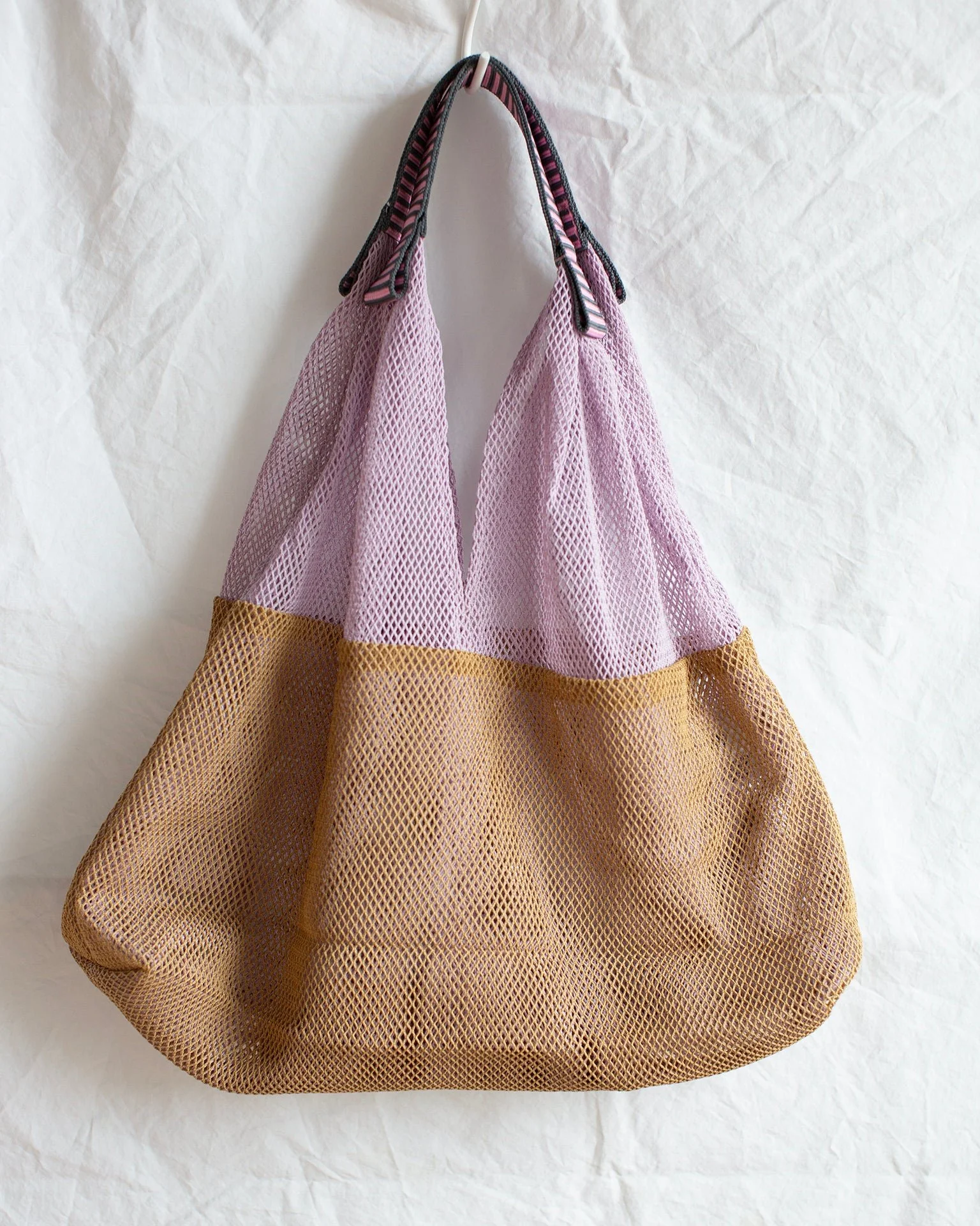 Bi-Color Large Udaipur Bag in Lupine