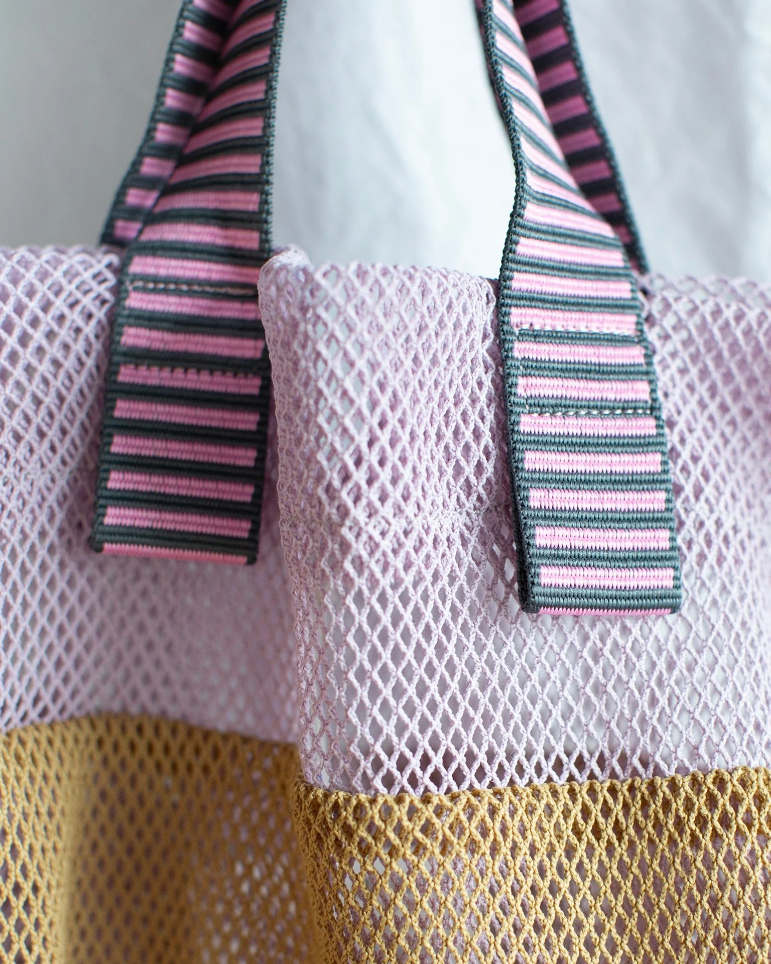Bi-Color Small Tote in Lupine - Image 2