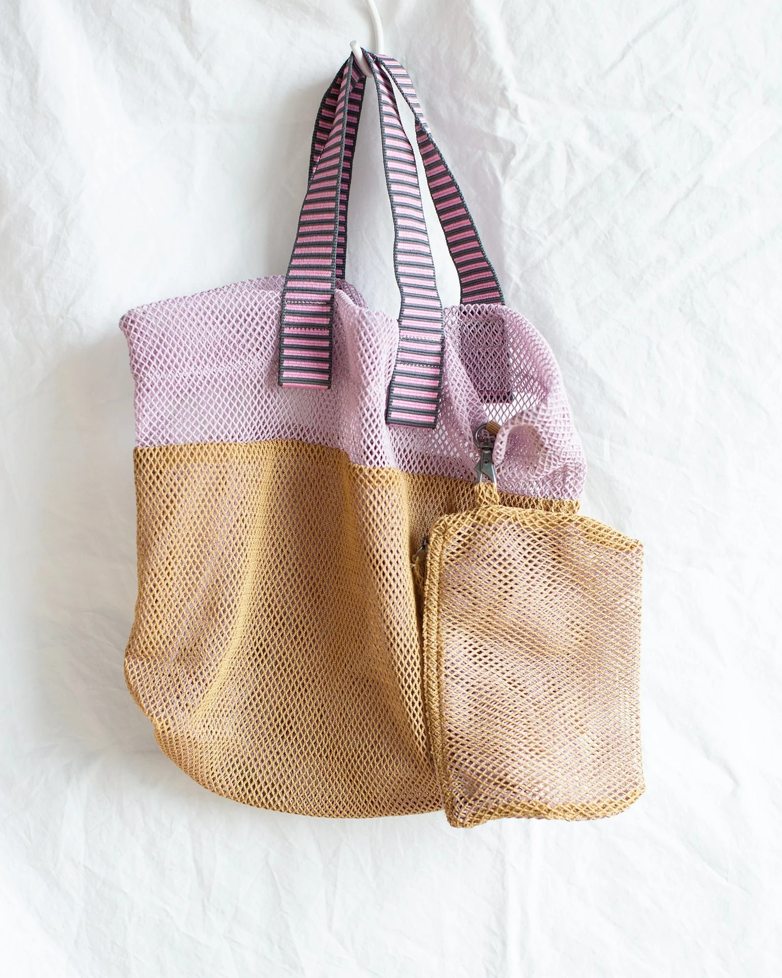 Bi-Color Small Tote in Lupine - Image 3