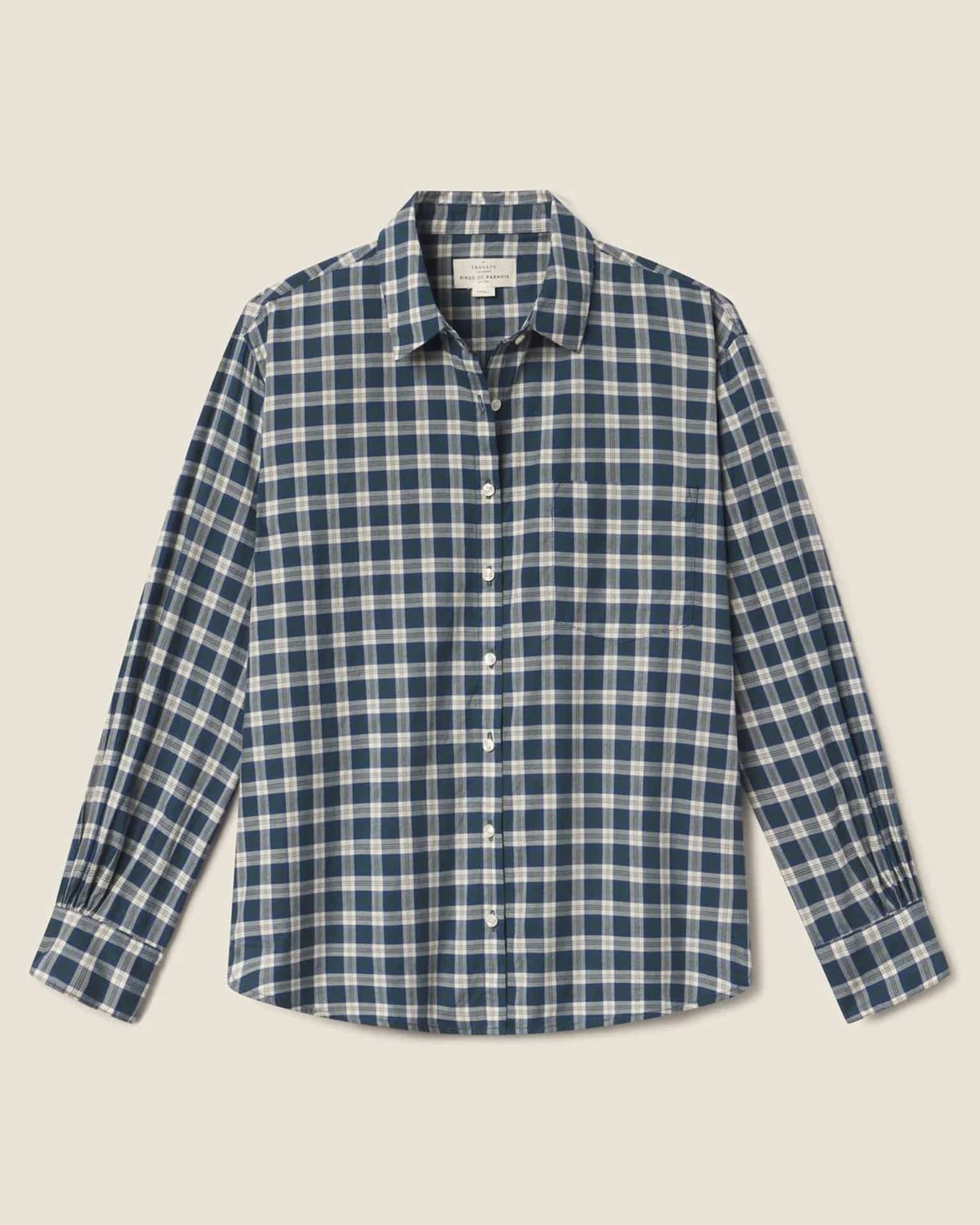 Blake Oversized Shirt in Maritime Plaid - Image 4