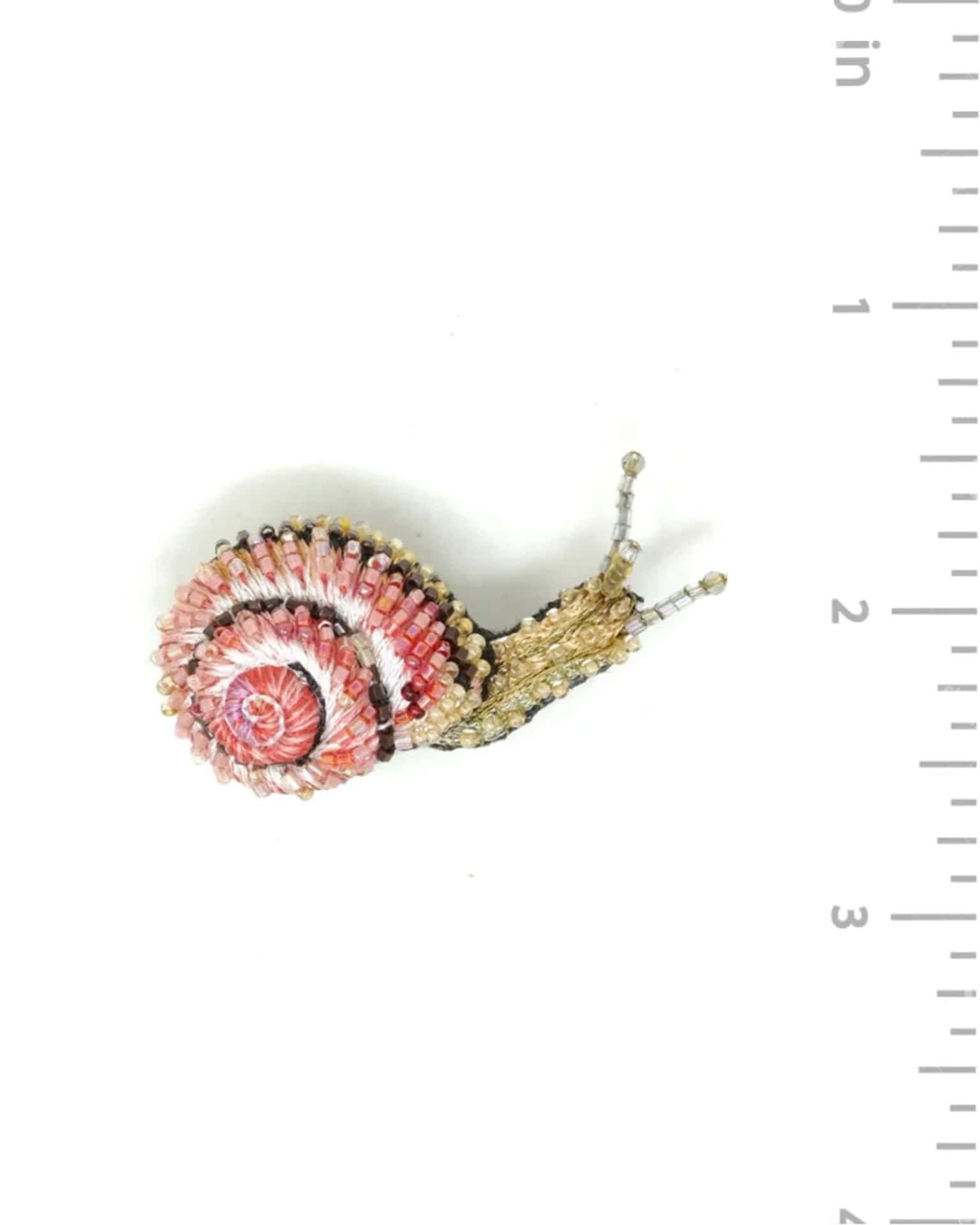 Blinking Snail Brooch Pin - Image 3