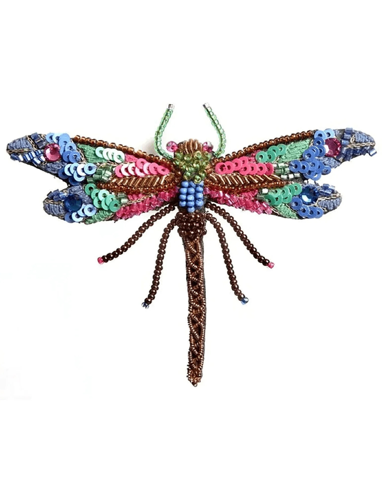 Braid Dragonfly Brooch Pin