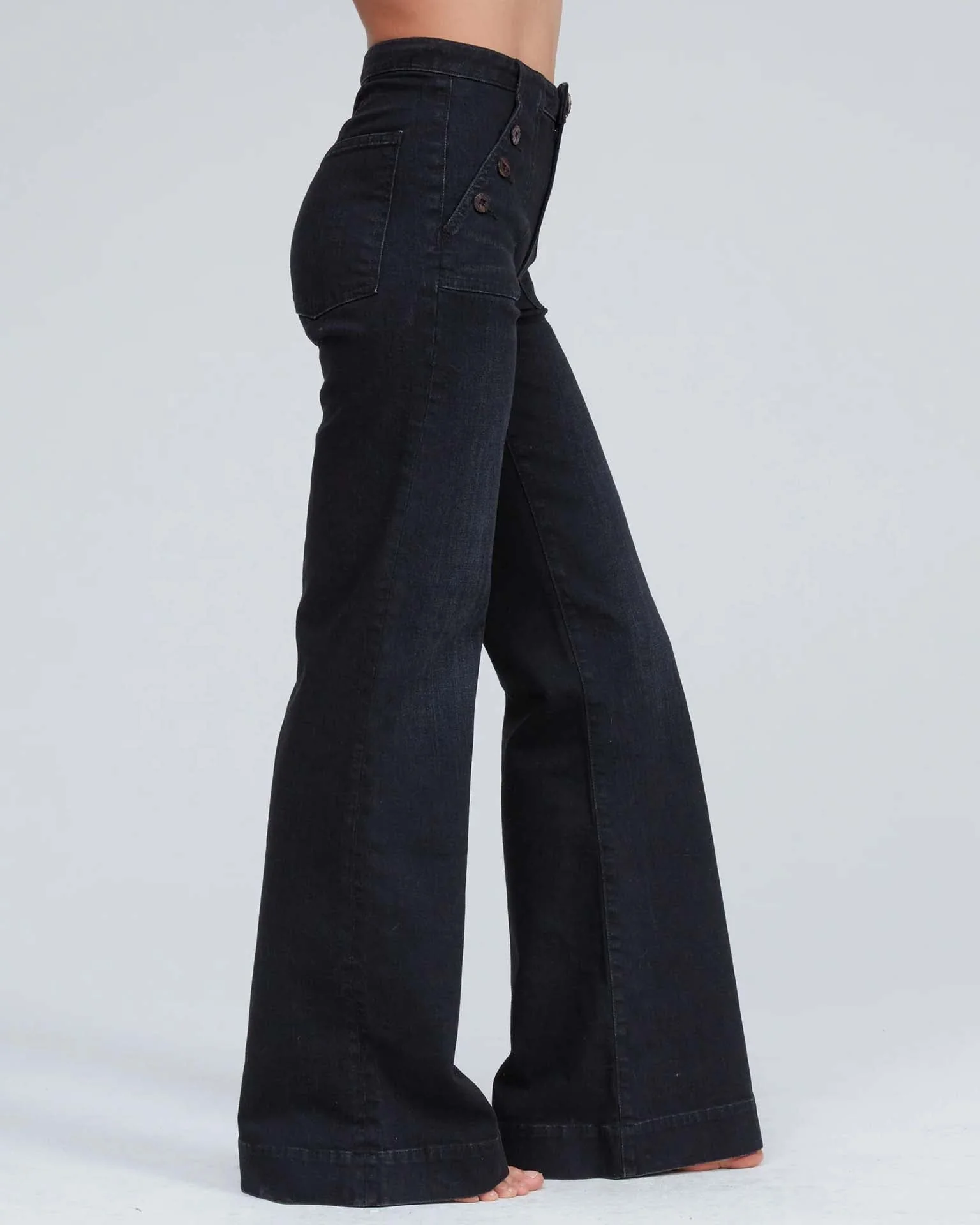 Brick House Wide Leg in Rock - Image 3