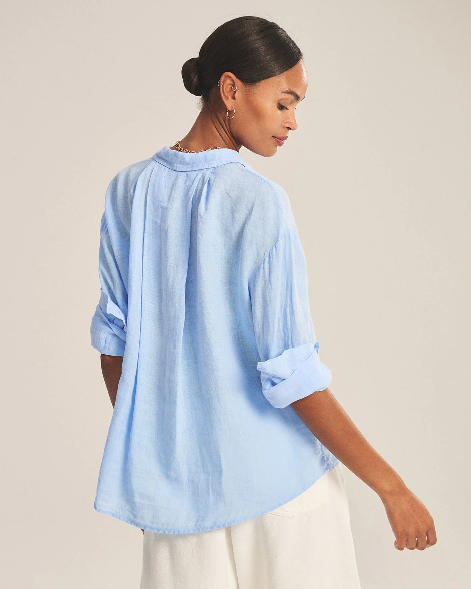 Brighton Long Sleeve Button Up in Sailboat - Image 4