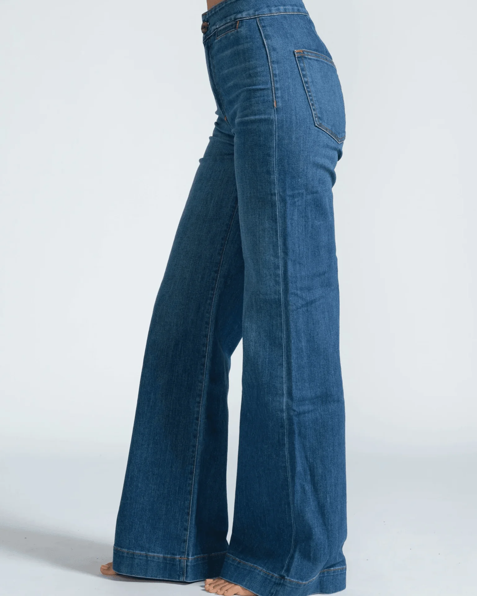Brighton Wide Leg in Mercury - Image 3