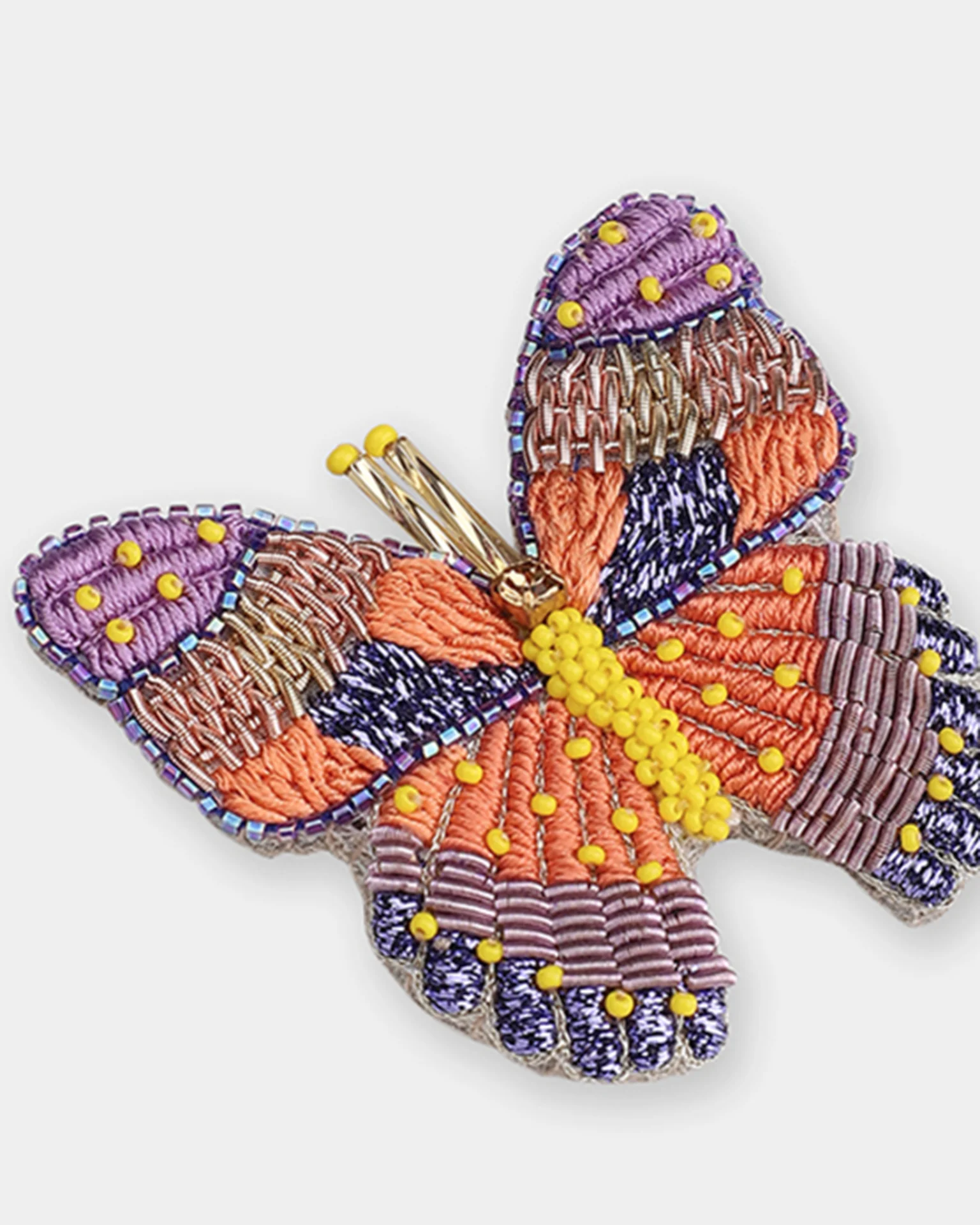 Butterfly Brooch in Purple - Image 2