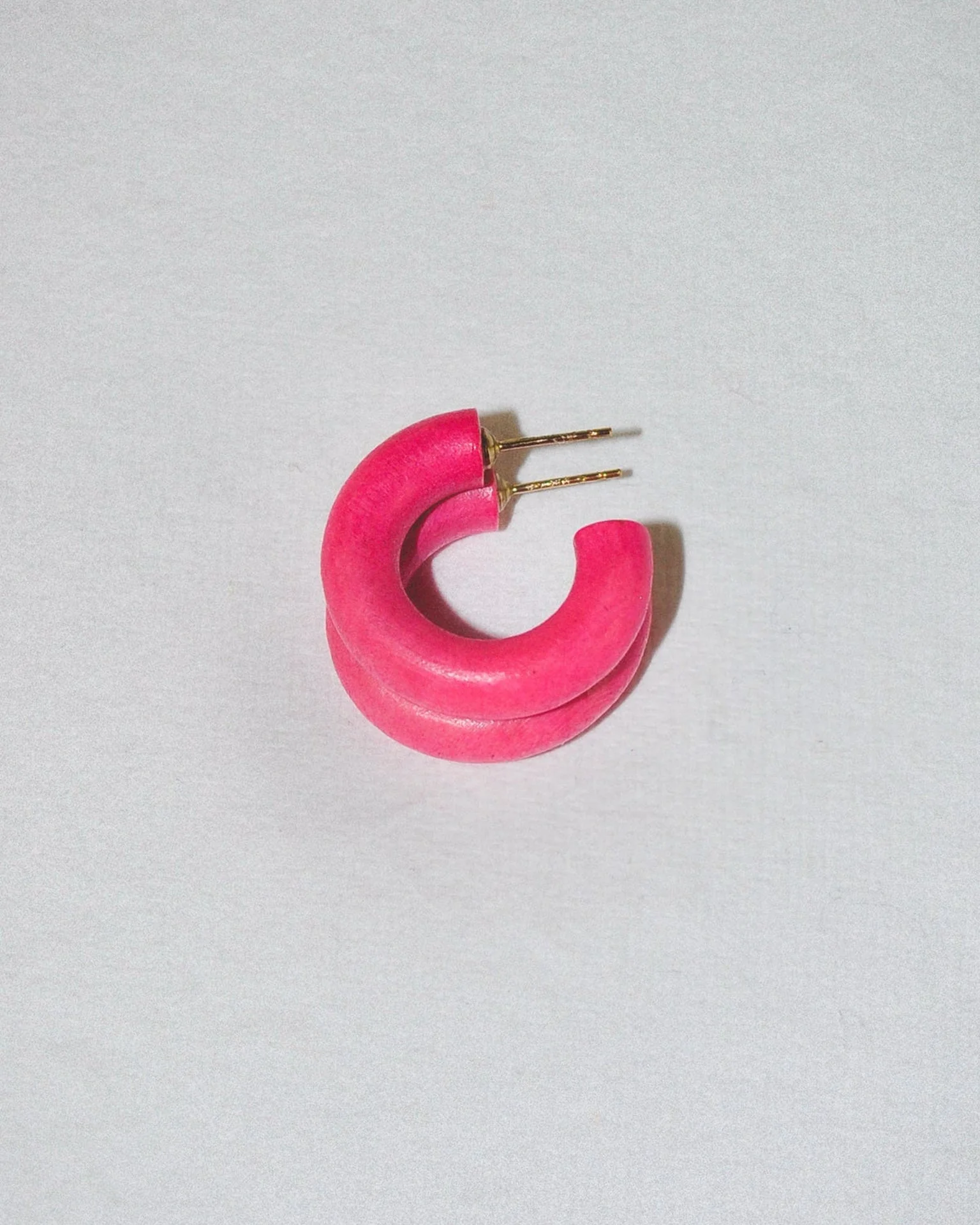 C Hoop in Mini in Knock Out Rose