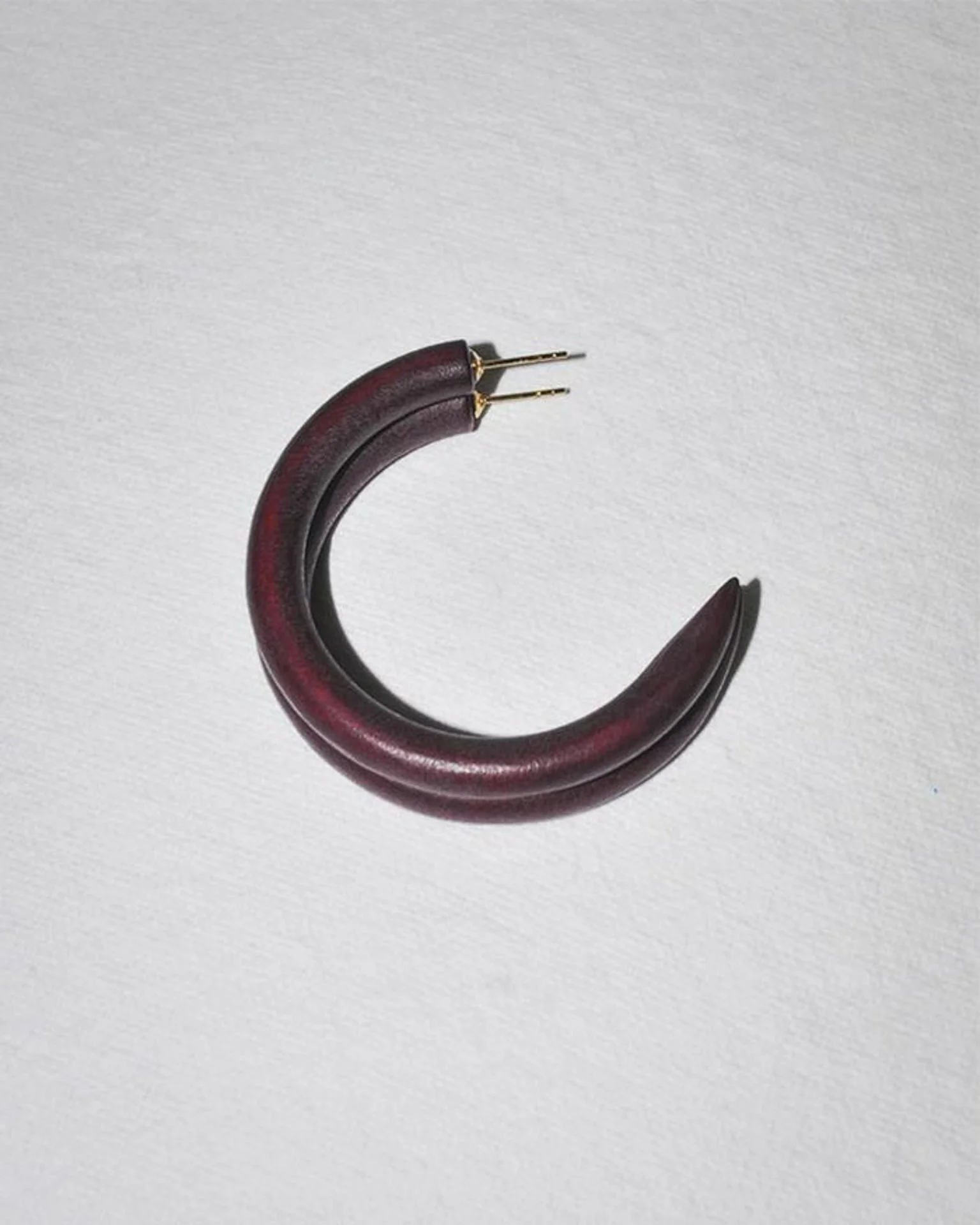 C Hoop in Small in Cocoa