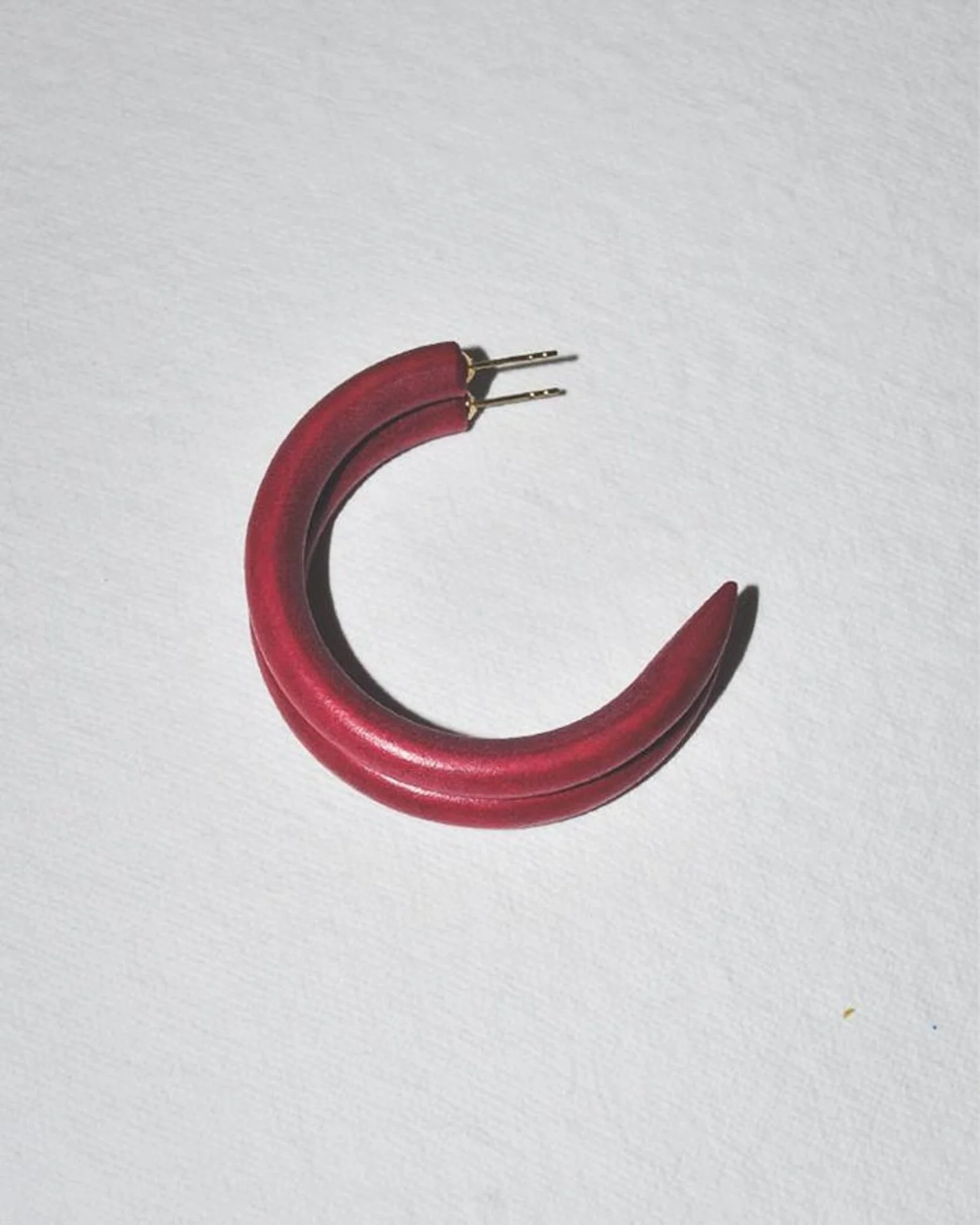 C Hoop in Small in Pinto