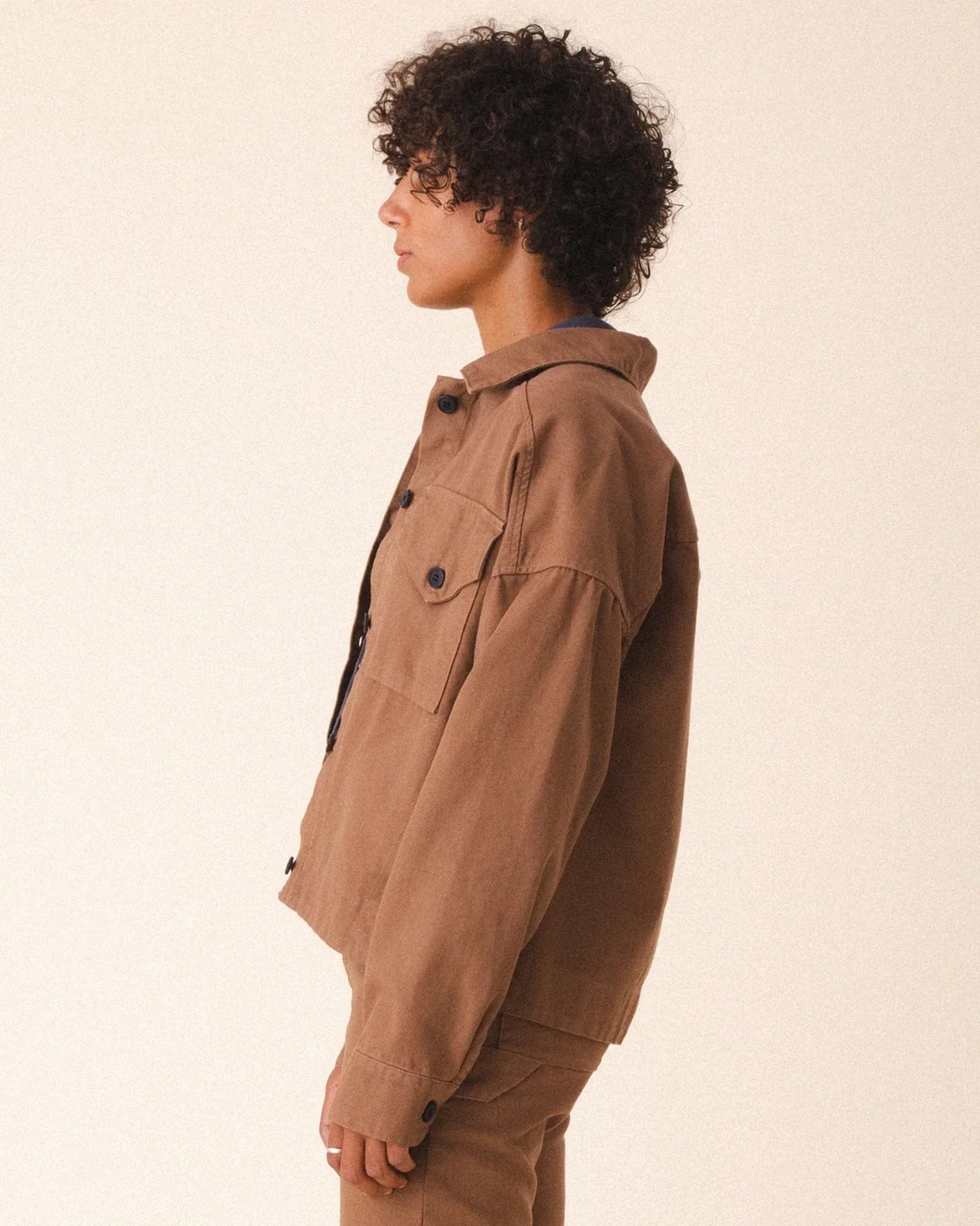 Canvas Utility Jacket in Carpenter - Image 3