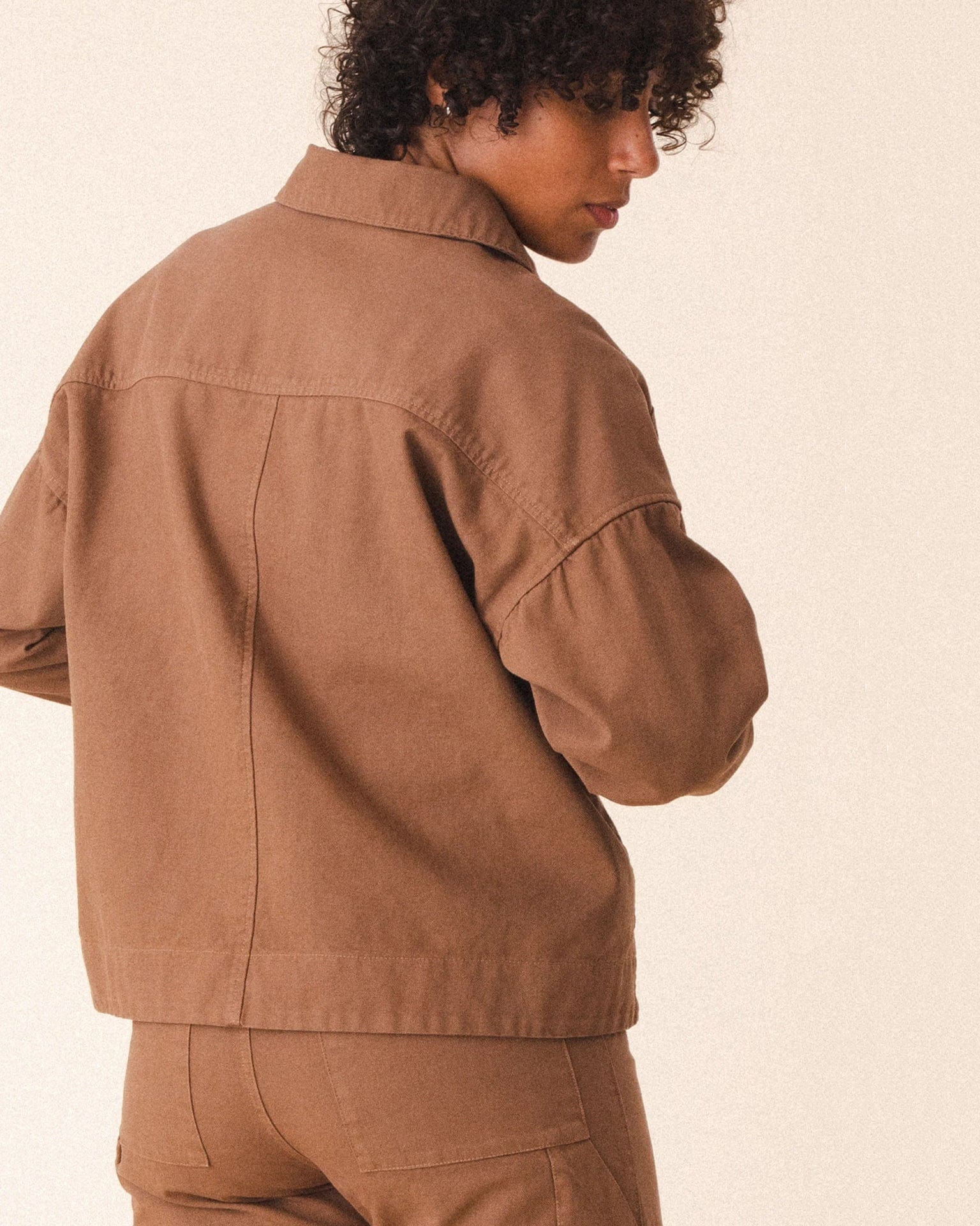 Canvas Utility Jacket in Carpenter - Image 4