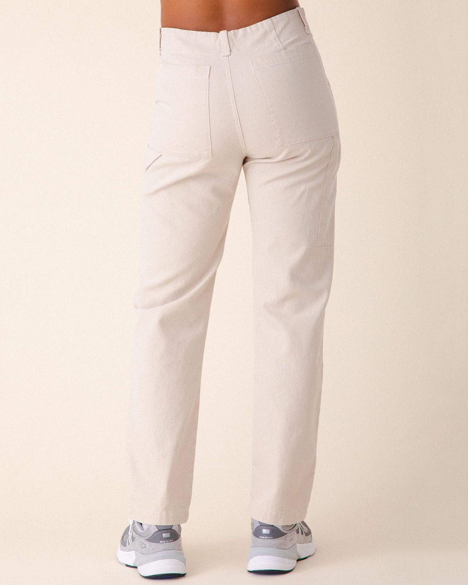 Canvas Utility Pant in Natural - Image 5