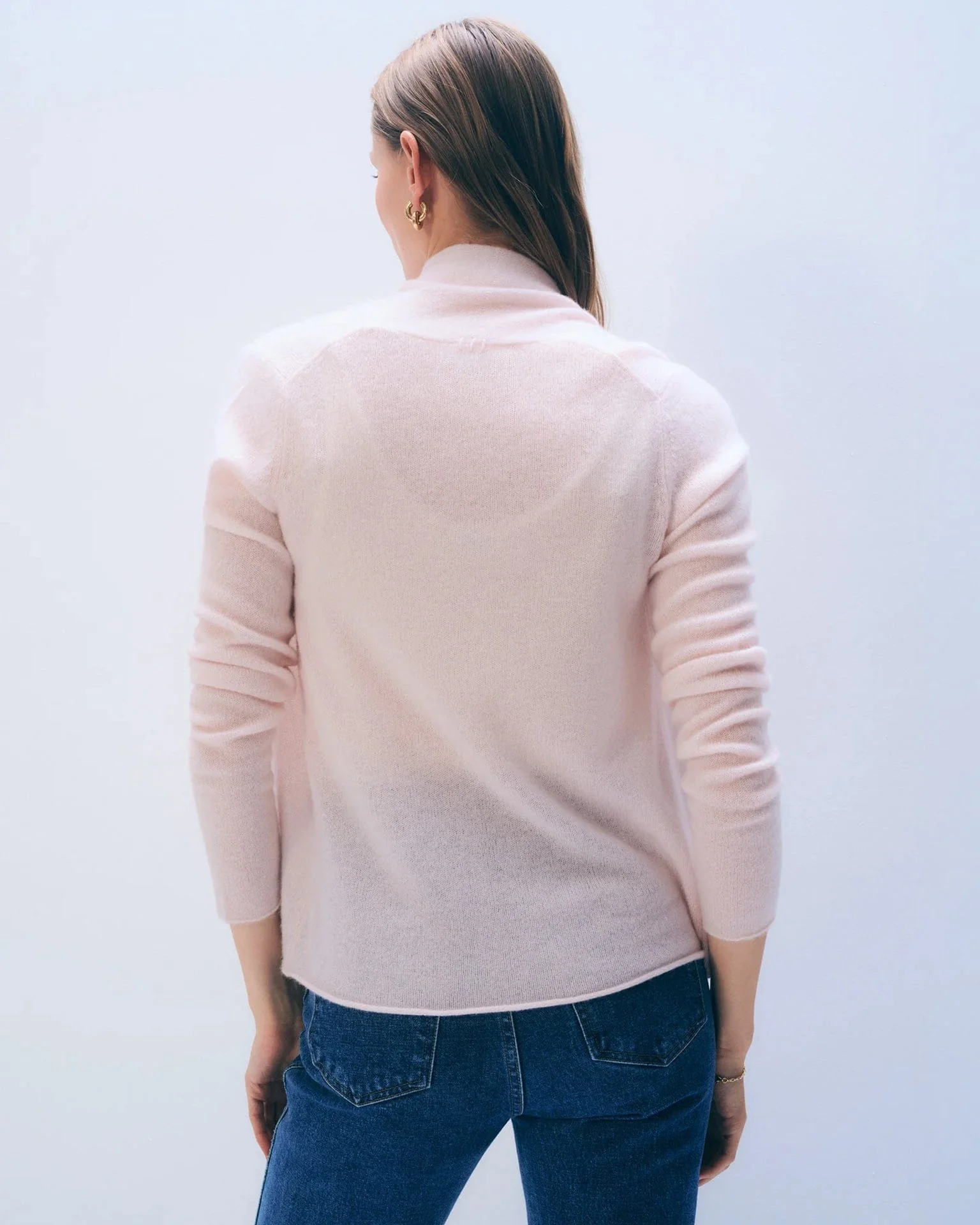 Cashmere Mini Trapeze in Pink Sand - Image 3