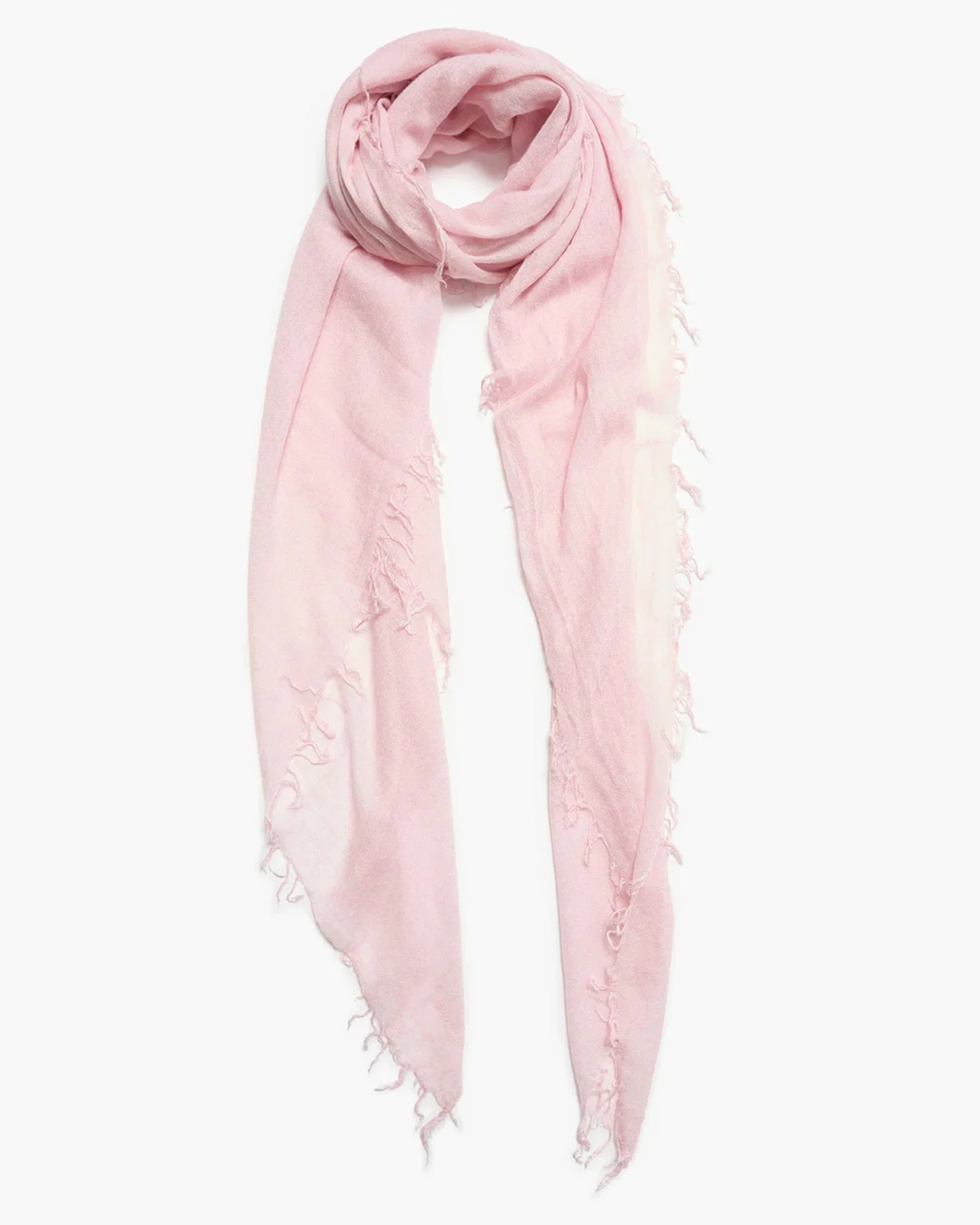 Cashmere & Silk Scarf in Rose Water