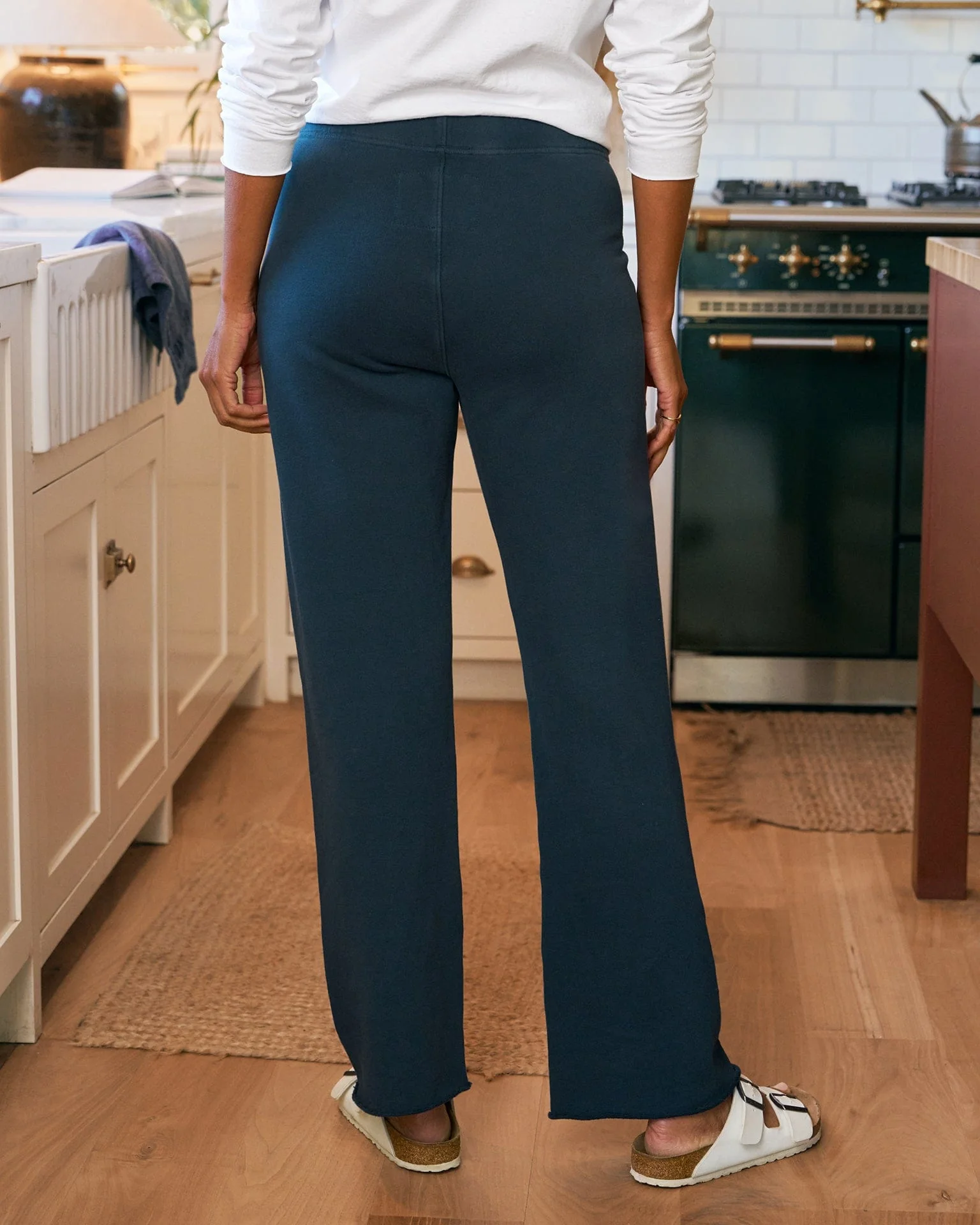 Catherine Long Sweatpant in Vintage Navy - Image 2
