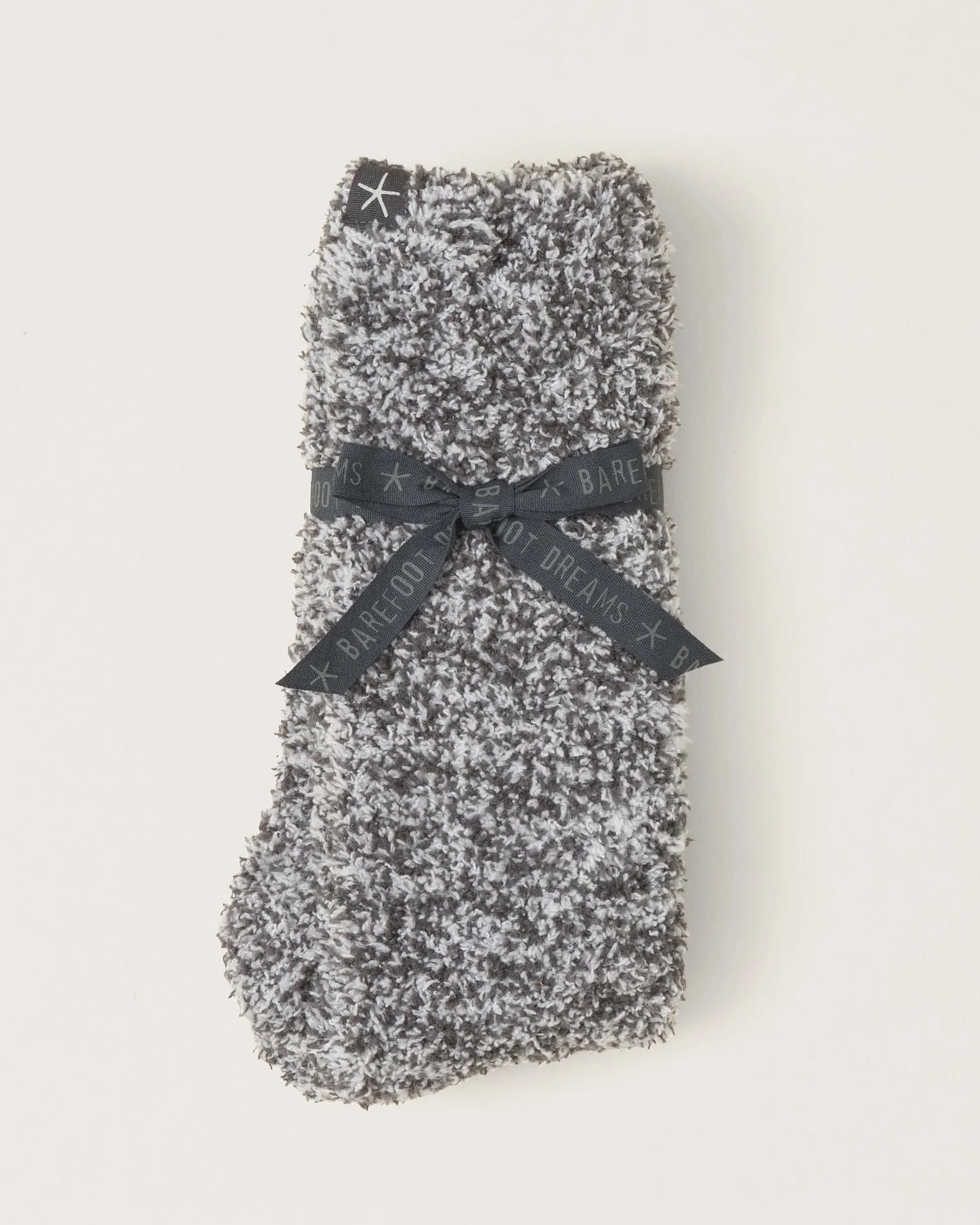 CC Heathered Socks in Slate Blue/White