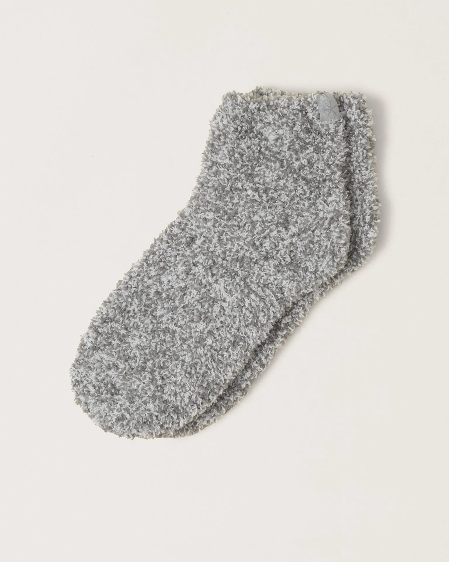 CC Heathered Tennis Socks in Moonbeam/White - Image 2