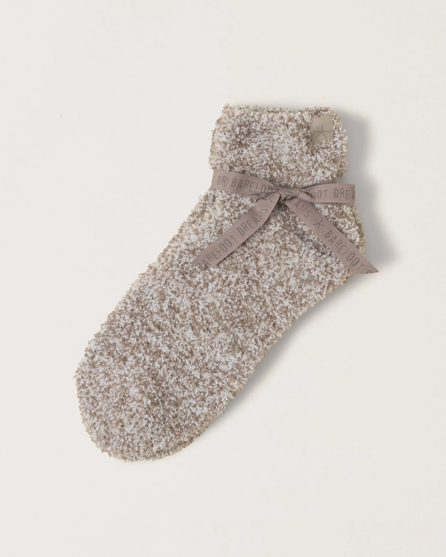 CC Heathered Tennis Socks in Nickle/White