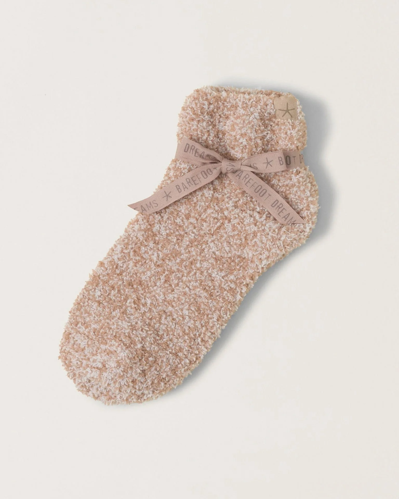 CC Heathered Tennis Socks in Willow/White