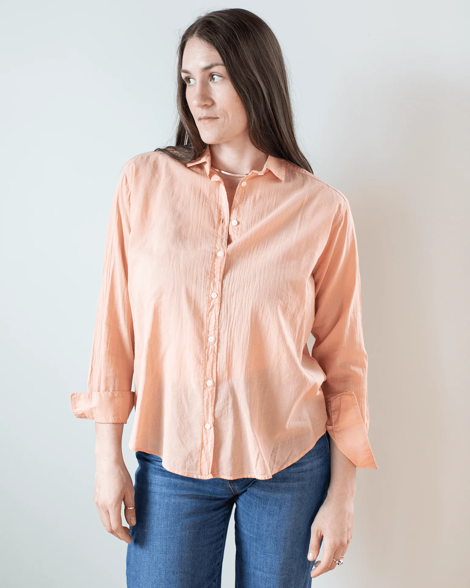 Charlot Blouse in Peach