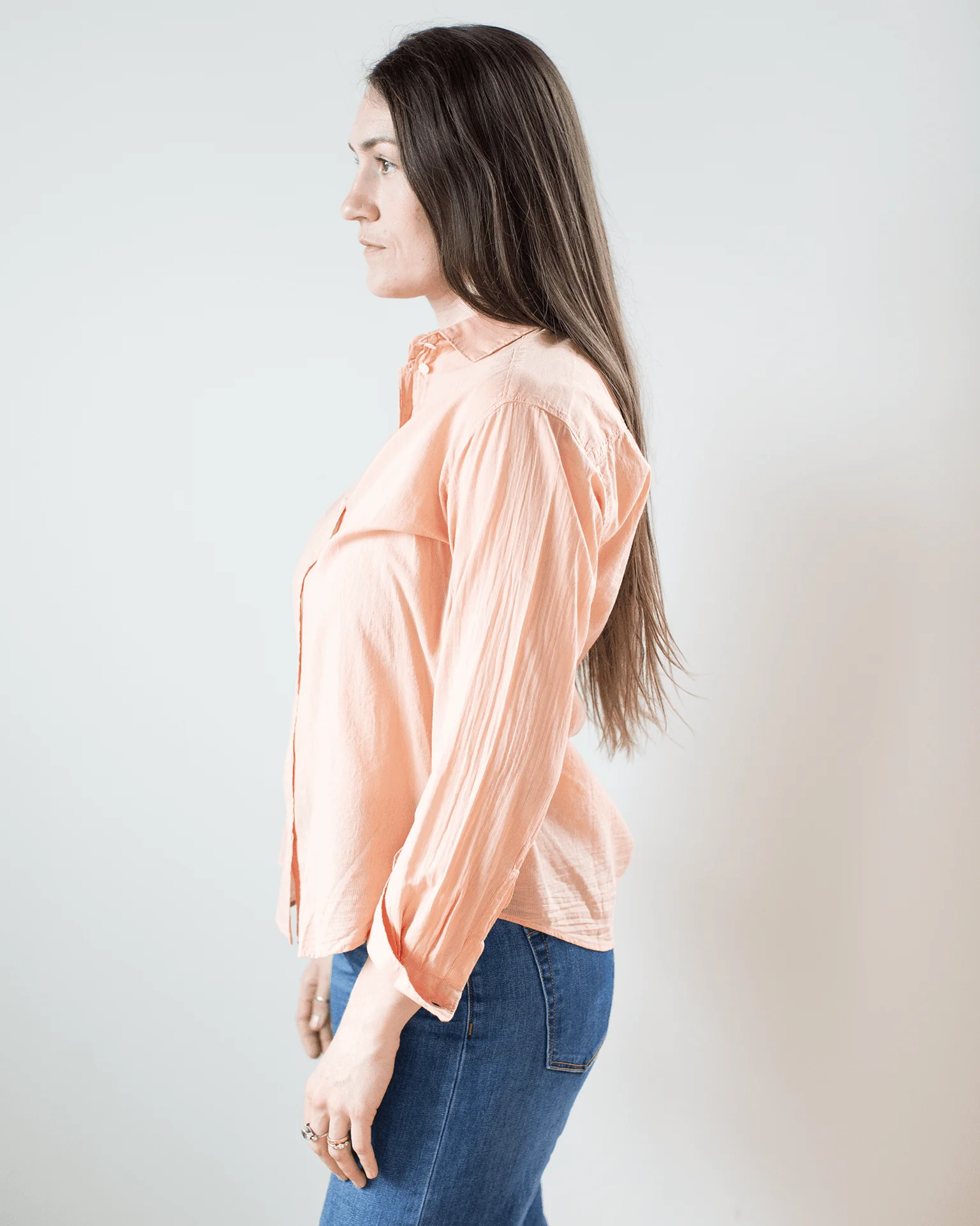 Charlot Blouse in Peach - Image 2