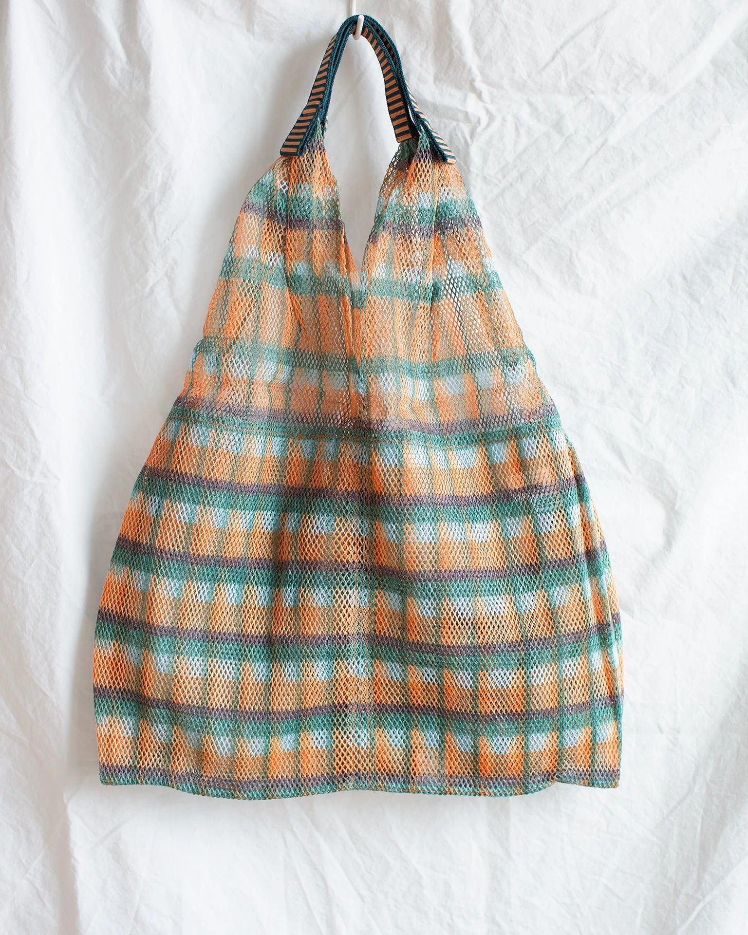 Check Large Udaipur Bag in Apricot