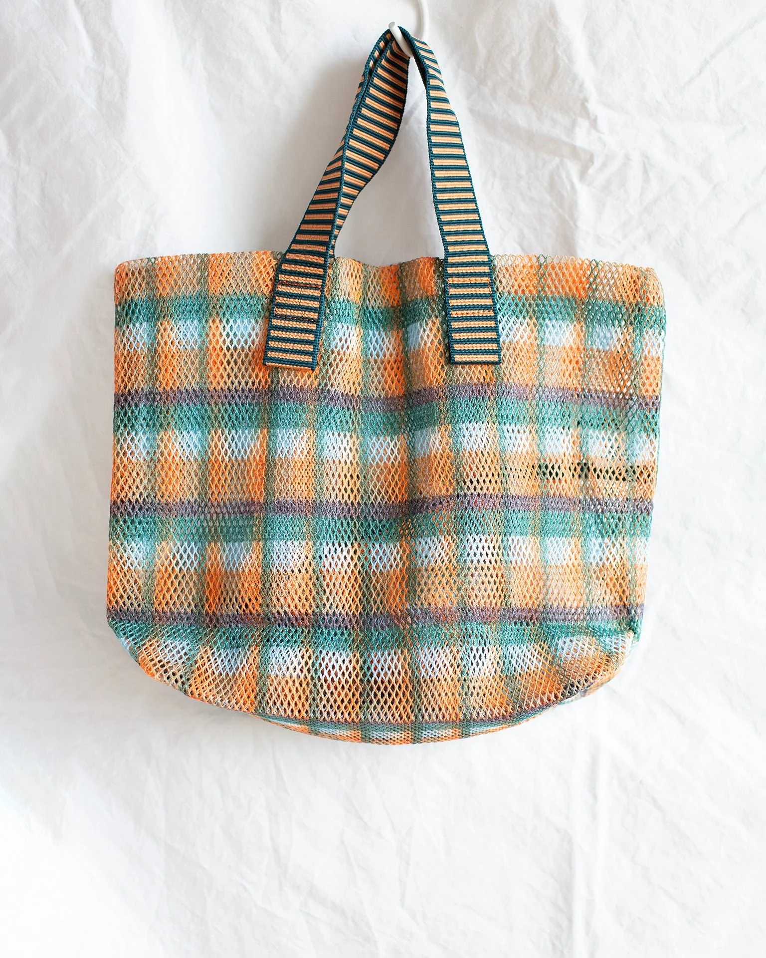 Check Small Tote in Apricot