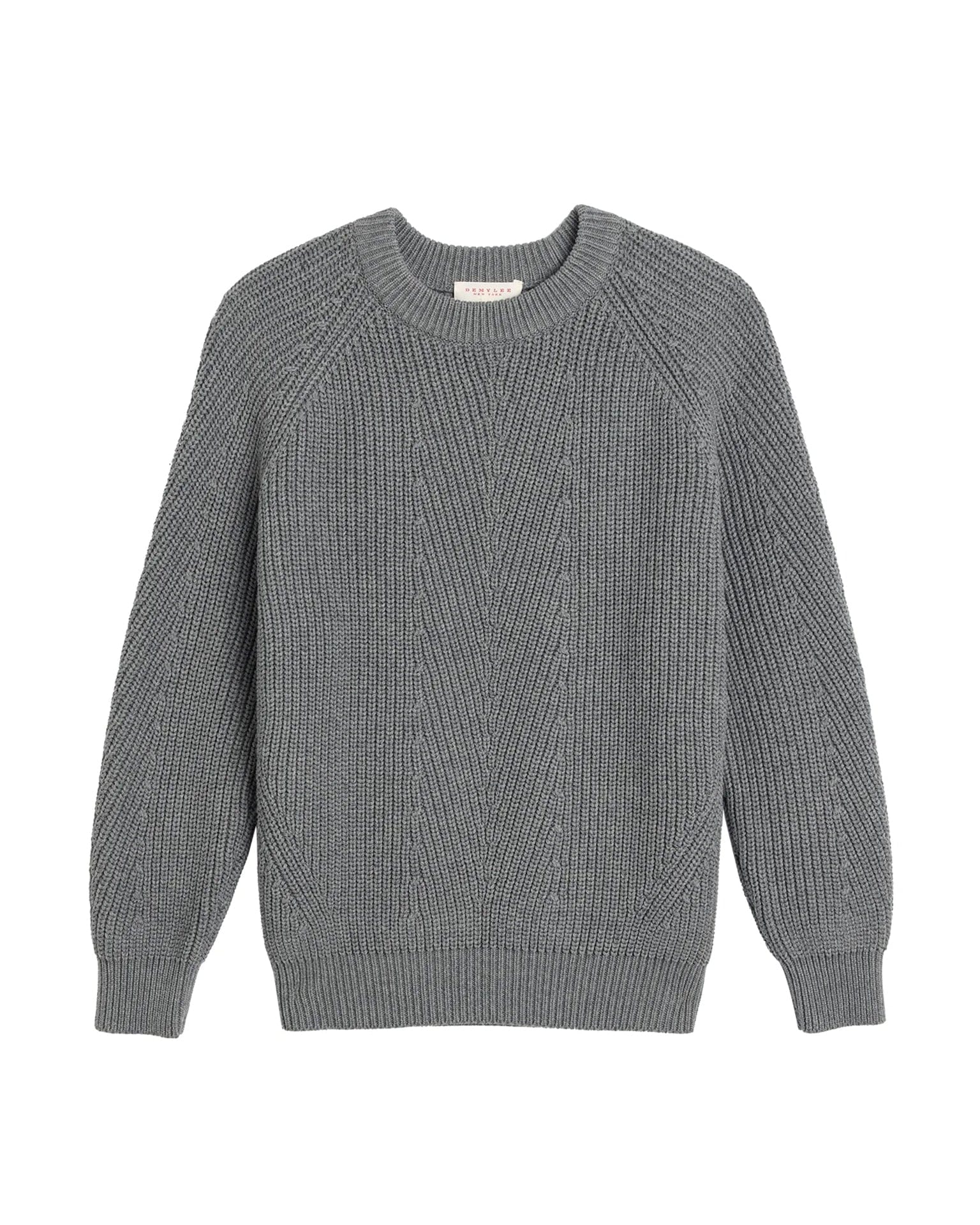 Chelsea Cotton Sweater in Heather Grey - Image 2