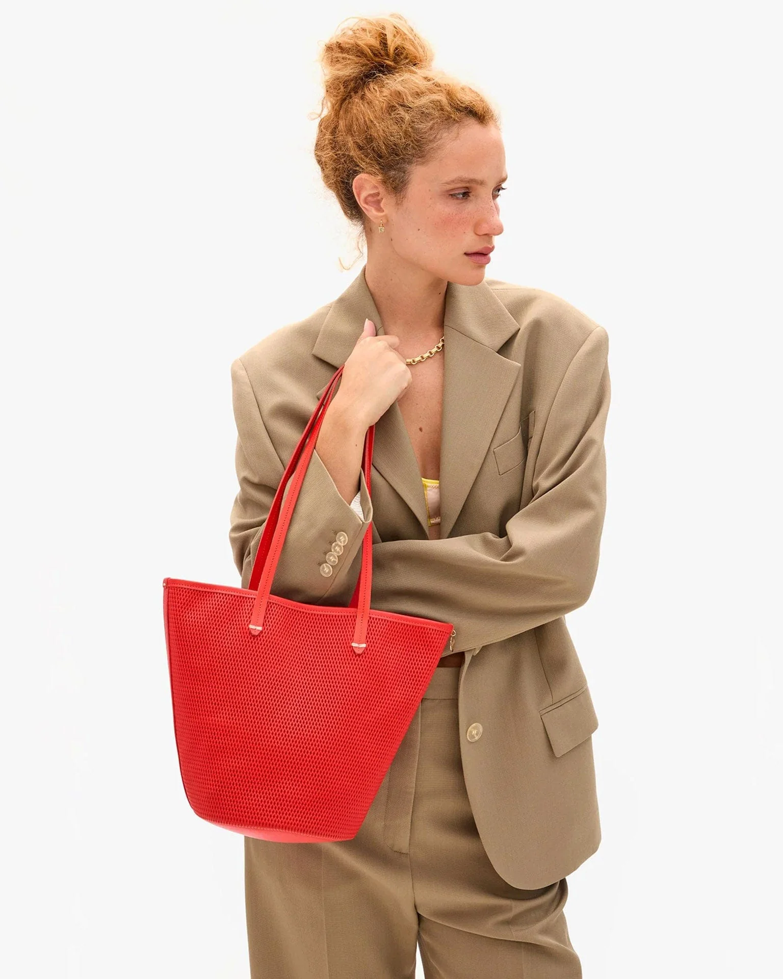 Choupette - Diamond Perf in Bright Poppy - Image 2